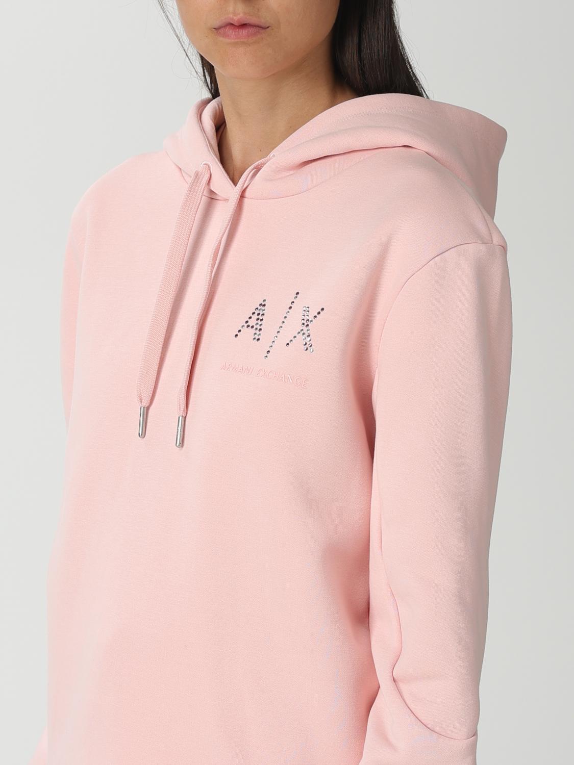 Armani Exchange Sweatshirt woman - Pink | 6RYM24YJEFZ | GIGLIO.COM