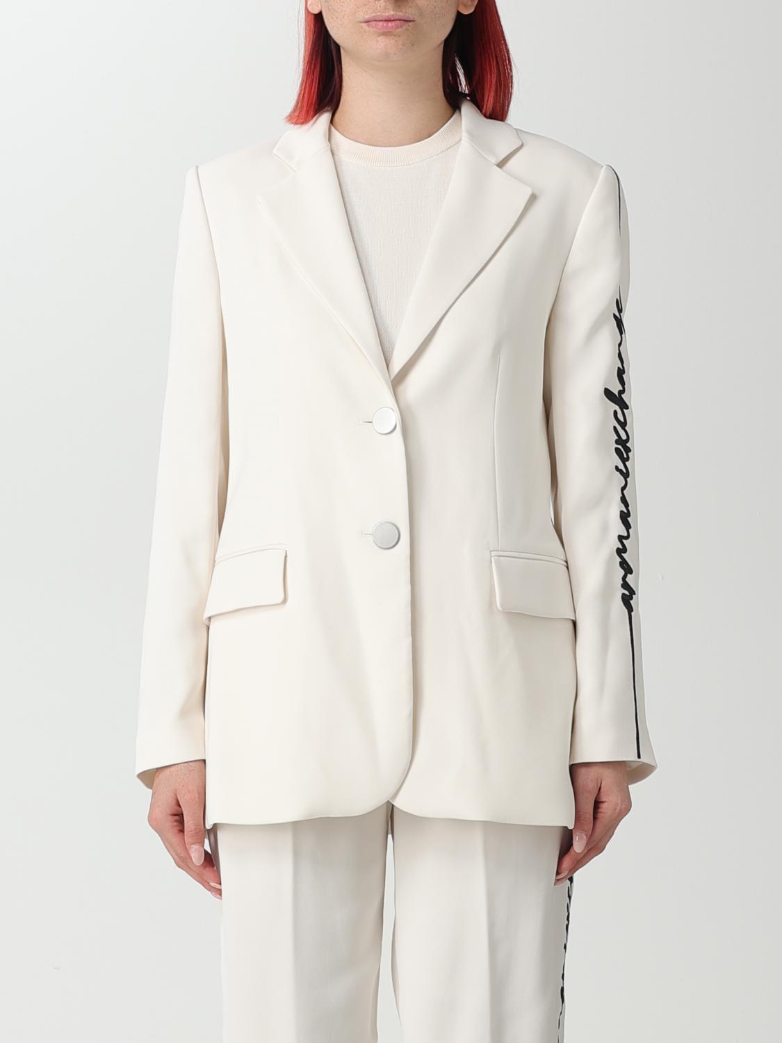 ARMANI EXCHANGE: Blazer woman White Armani Exchange blazer