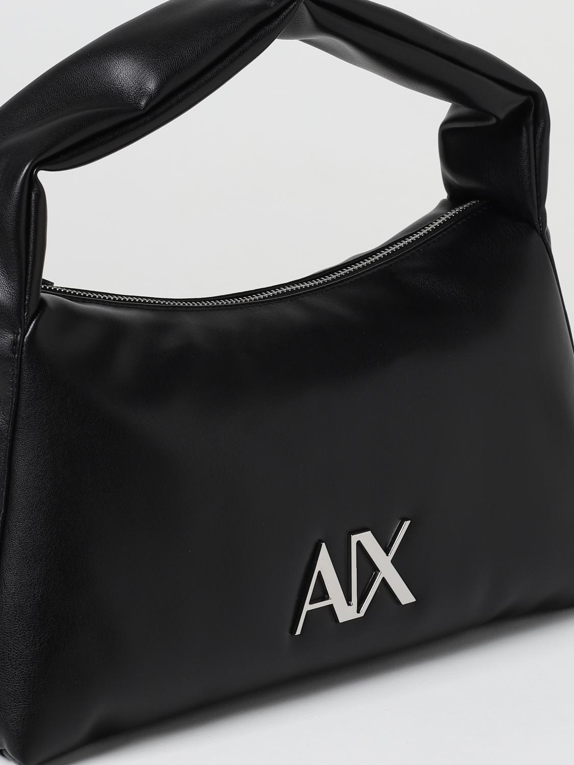 ARMANI EXCHANGE BORSA A SPALLA: Borsa Armani Exchange in nappa sintetica, Nero - Img 3