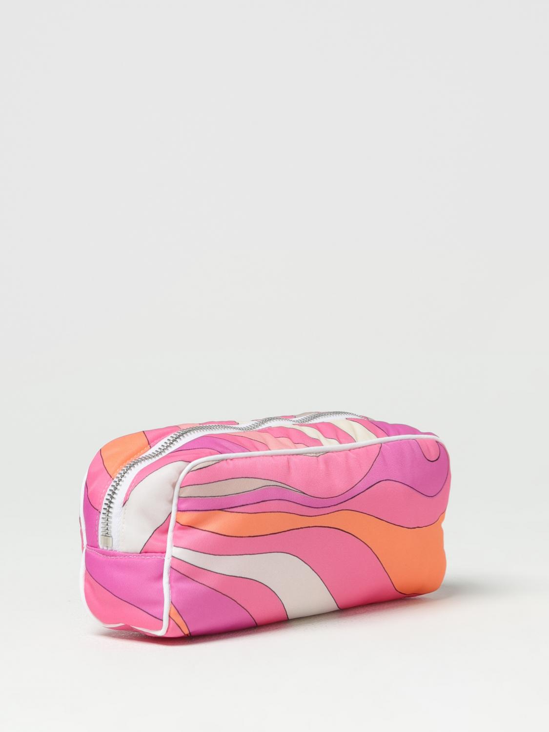 Pucci nylon cosmetic bag - Pink | 3RSF113R252 | GIGLIO.COM