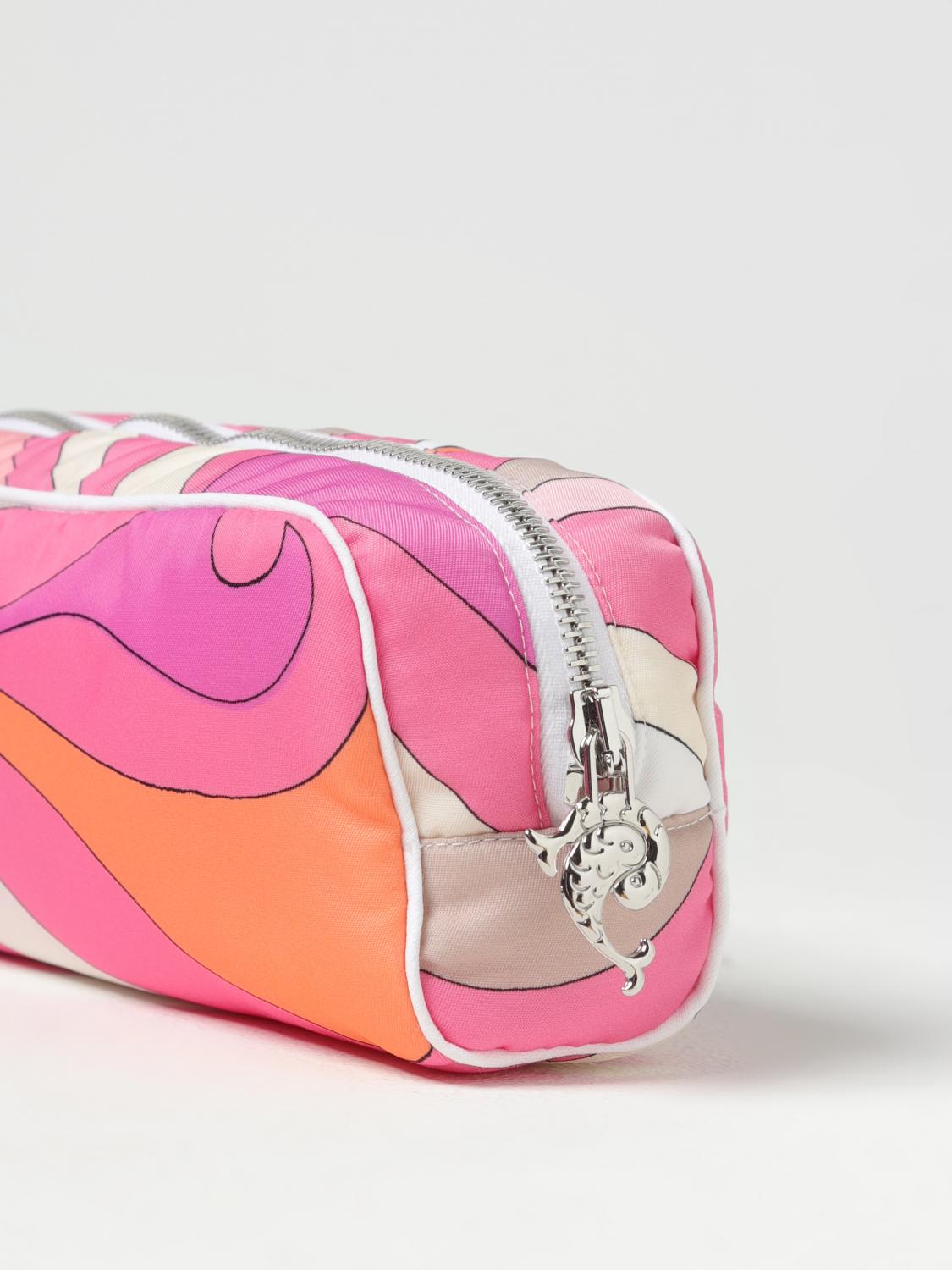 Pucci nylon cosmetic bag - Pink | 3RSF113R252 | GIGLIO.COM