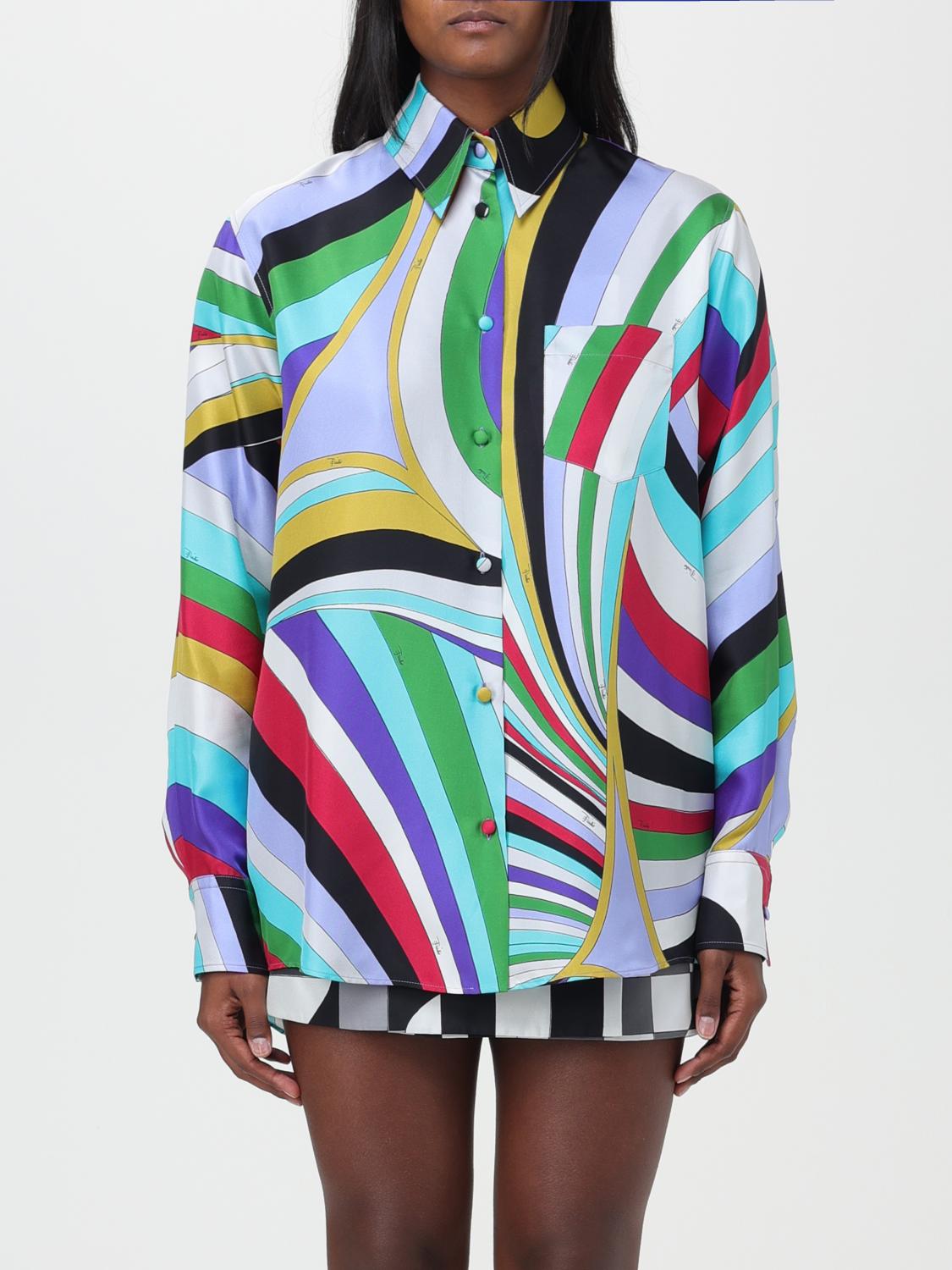 PUCCI CAMISA: Camisa mujer Pucci, Verde - Img 1