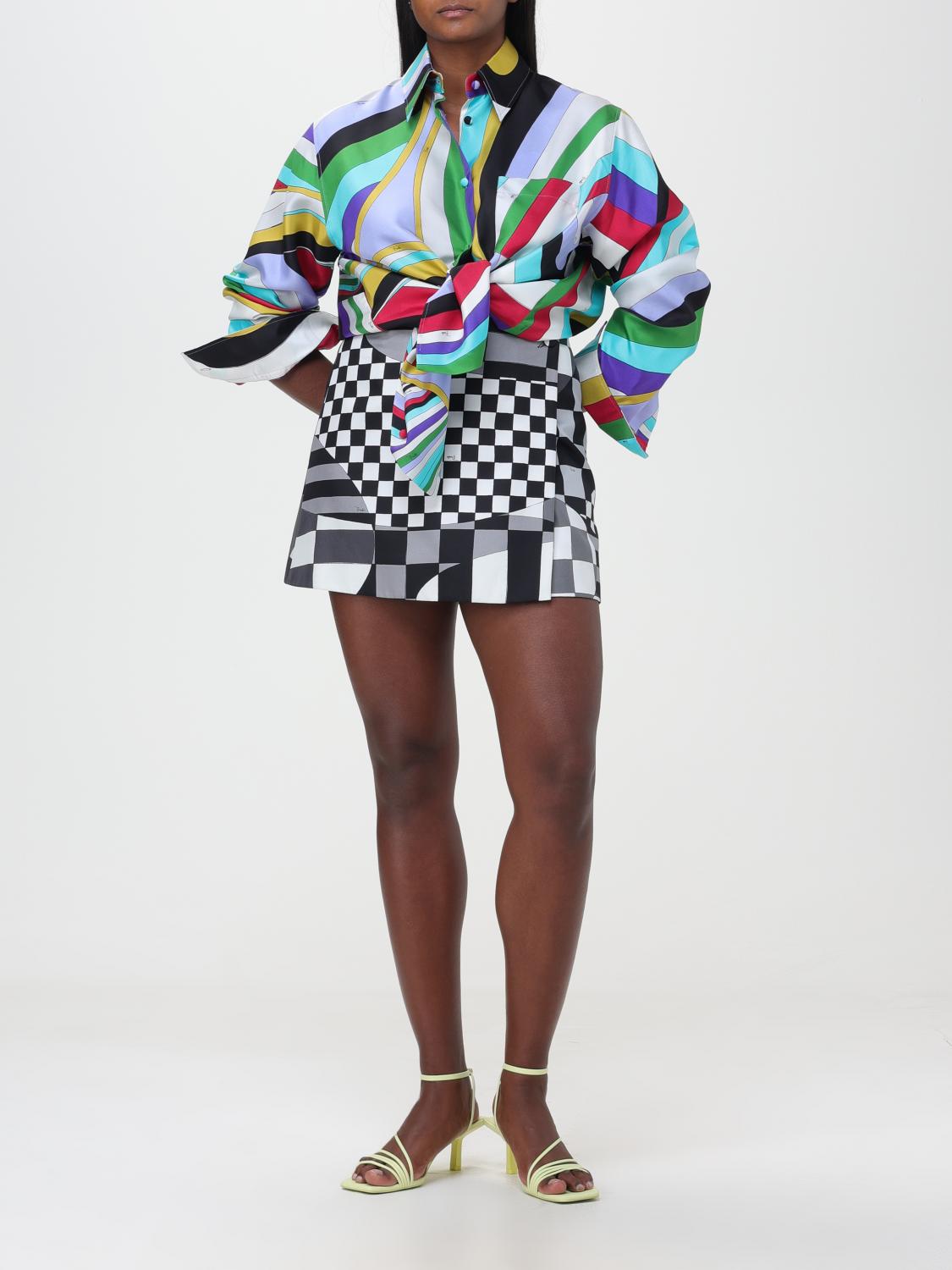 PUCCI CAMISA: Camisa mujer Pucci, Verde - Img 2