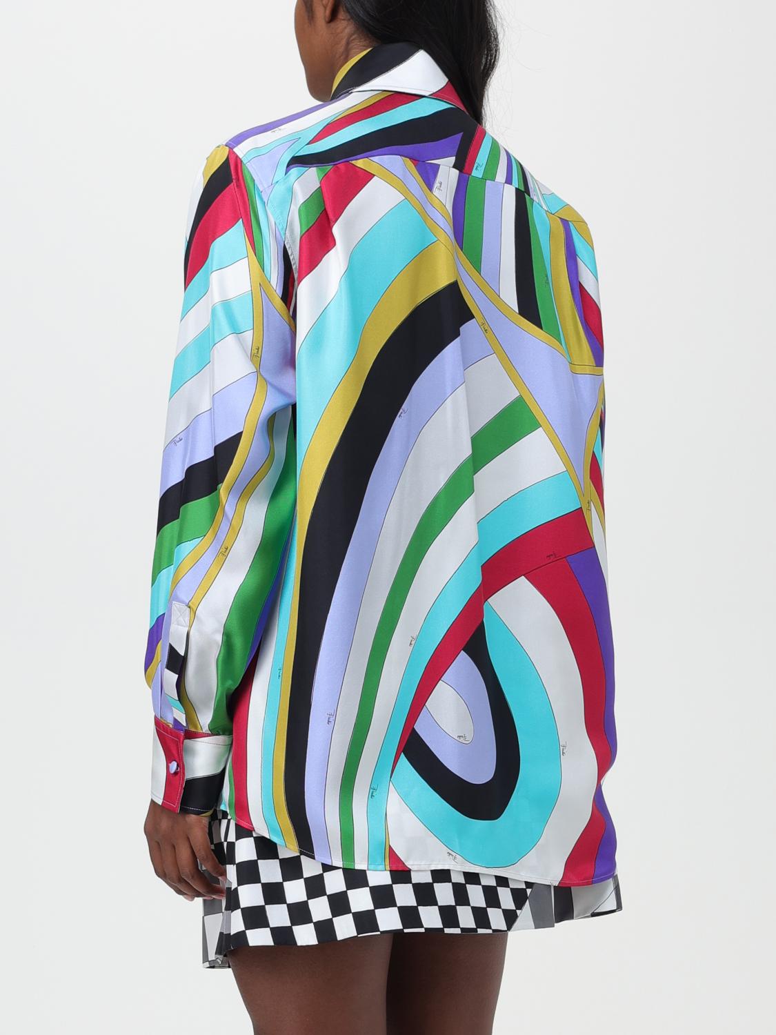 PUCCI CAMISA: Camisa mujer Pucci, Verde - Img 3