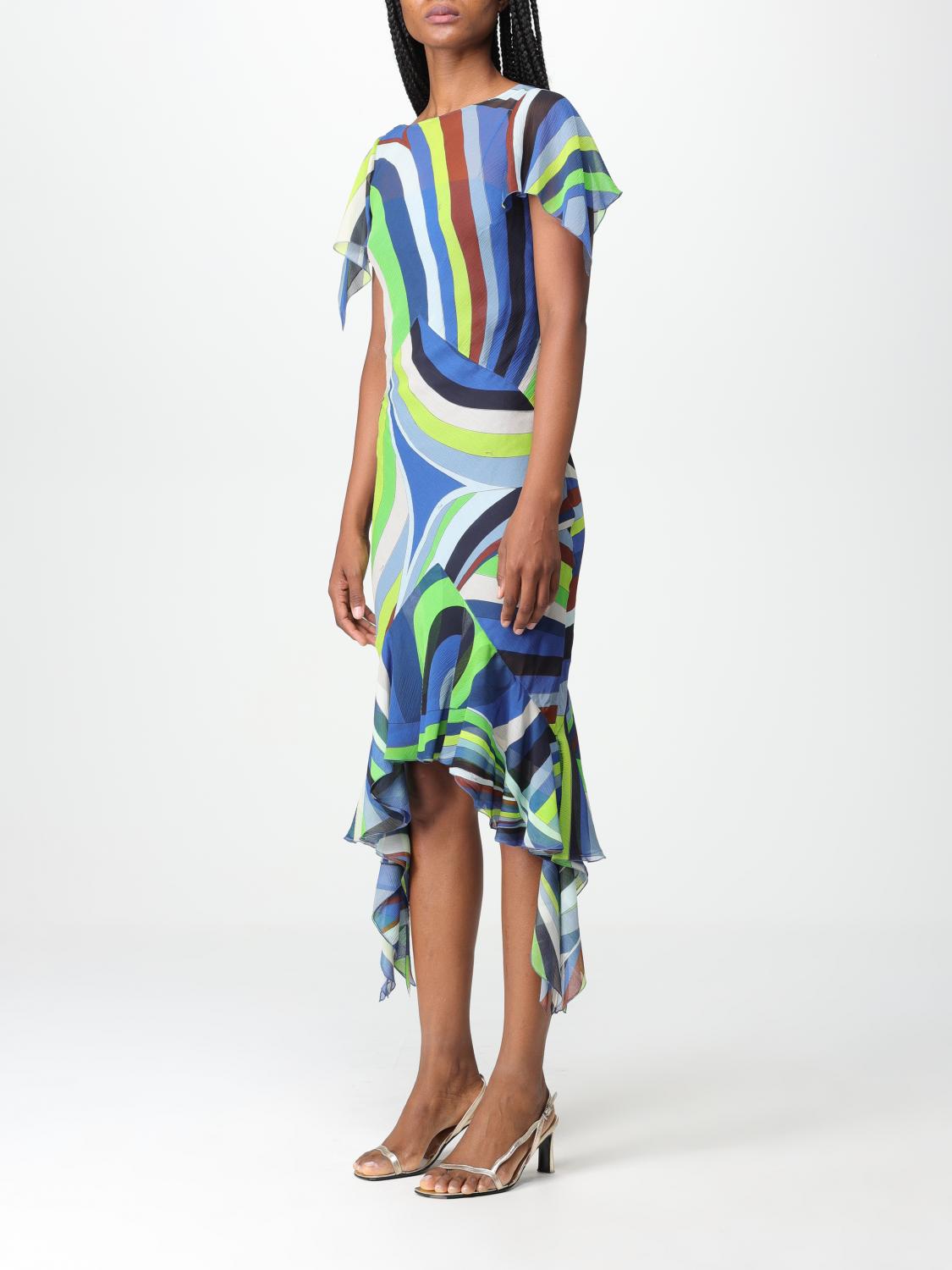 Pucci dress in silk - Green