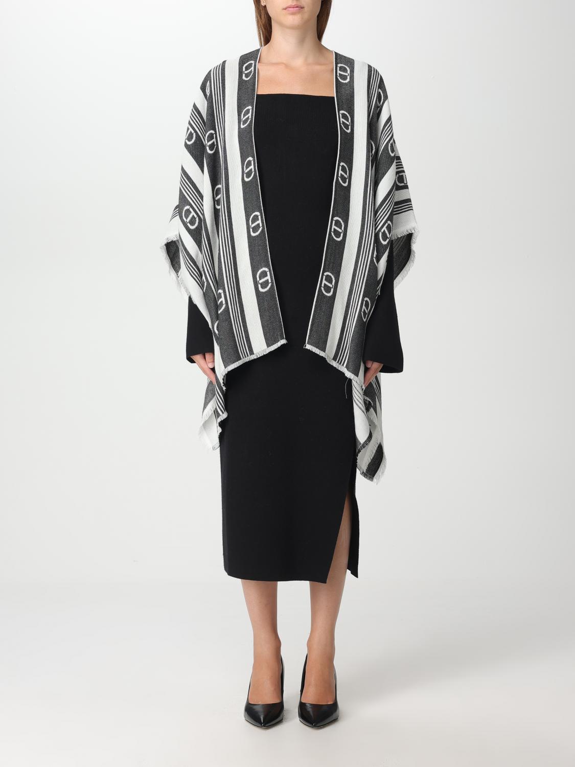 TWINSET CAPA: Capa mujer Twinset, Negro - Img 1