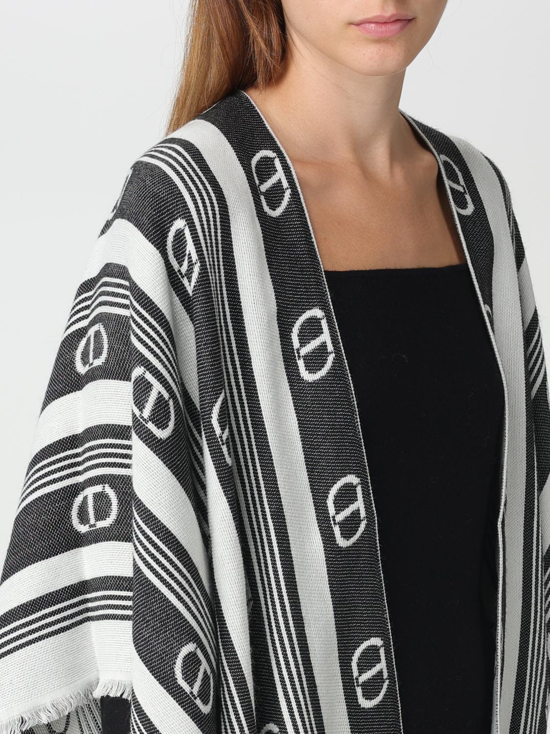 TWINSET CAPA: Capa mujer Twinset, Negro - Img 4