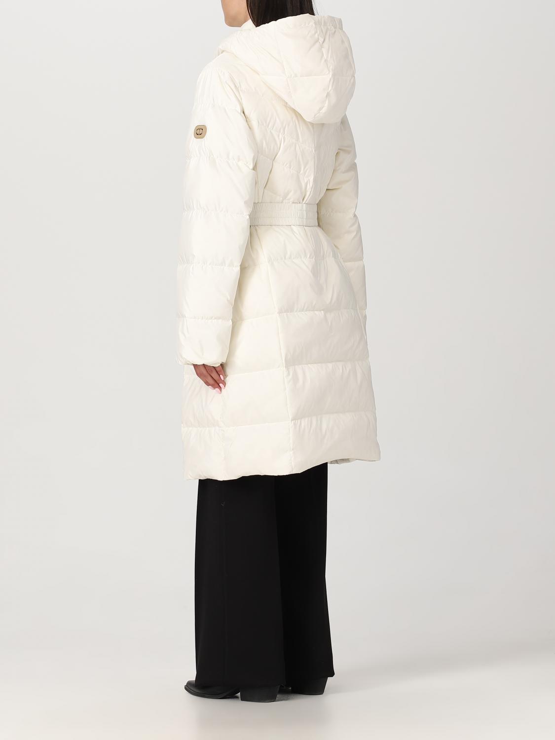 TWINSET GIACCA: Piumino Twinset in nylon trapuntato, Bianco - Img 2