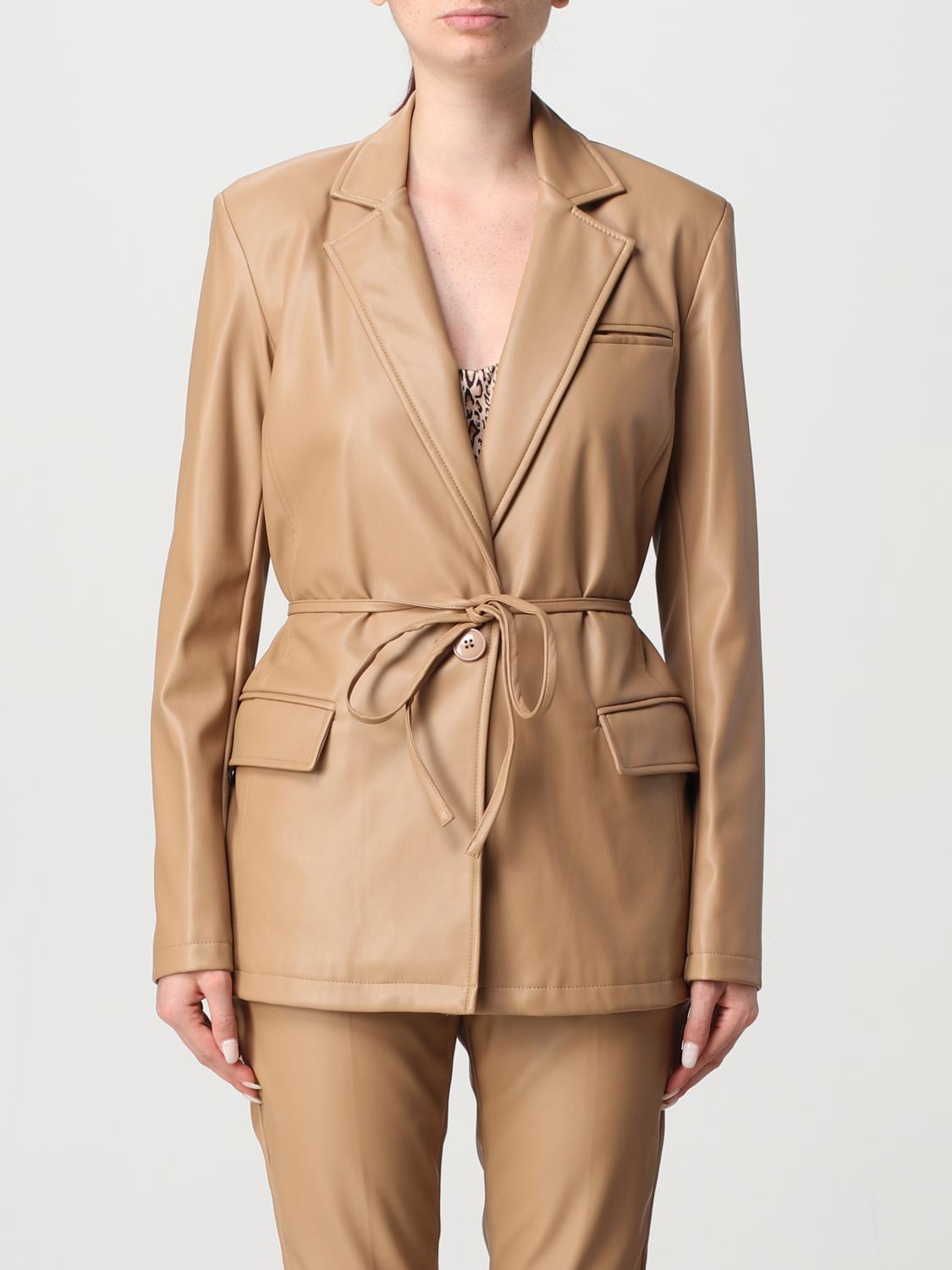 Blazer Nude (beige) Twinset Simona Barbieri - Taille M, Fabriqué En Italie, Neuf Sans étiquettes