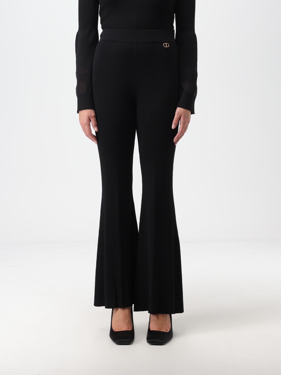 TWINSET PANTALONI: Pantalone donna Twinset, Nero - Img 1