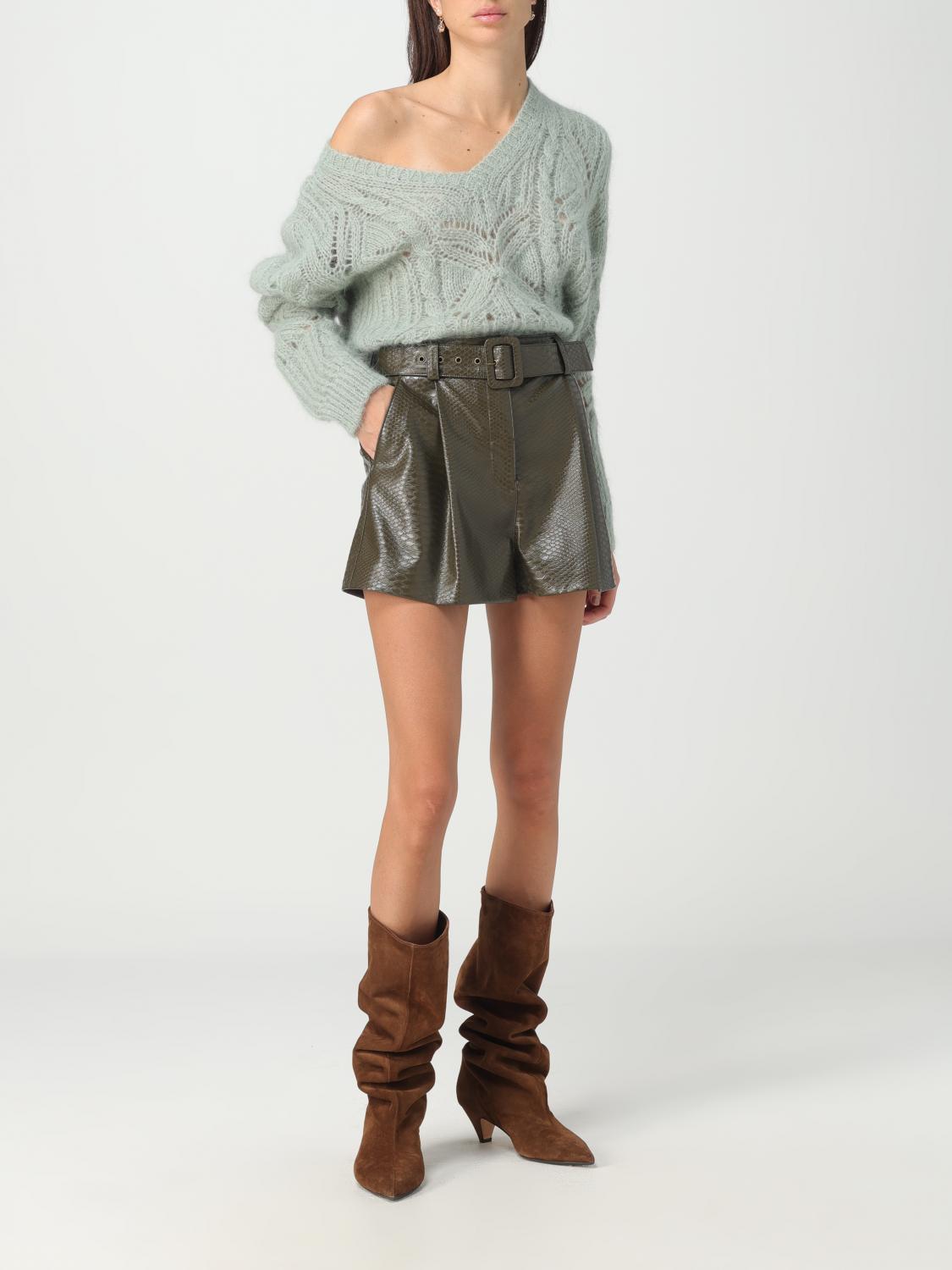 TWINSET PANTALONES CORTOS: Pantalòn cortos mujer Twinset, Militar - Img 2