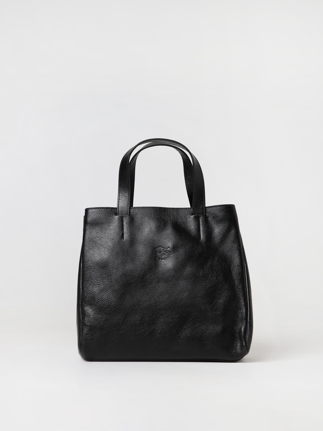 Il Bisonte Opale bag in volonata leather - Black | BTO133PV0001