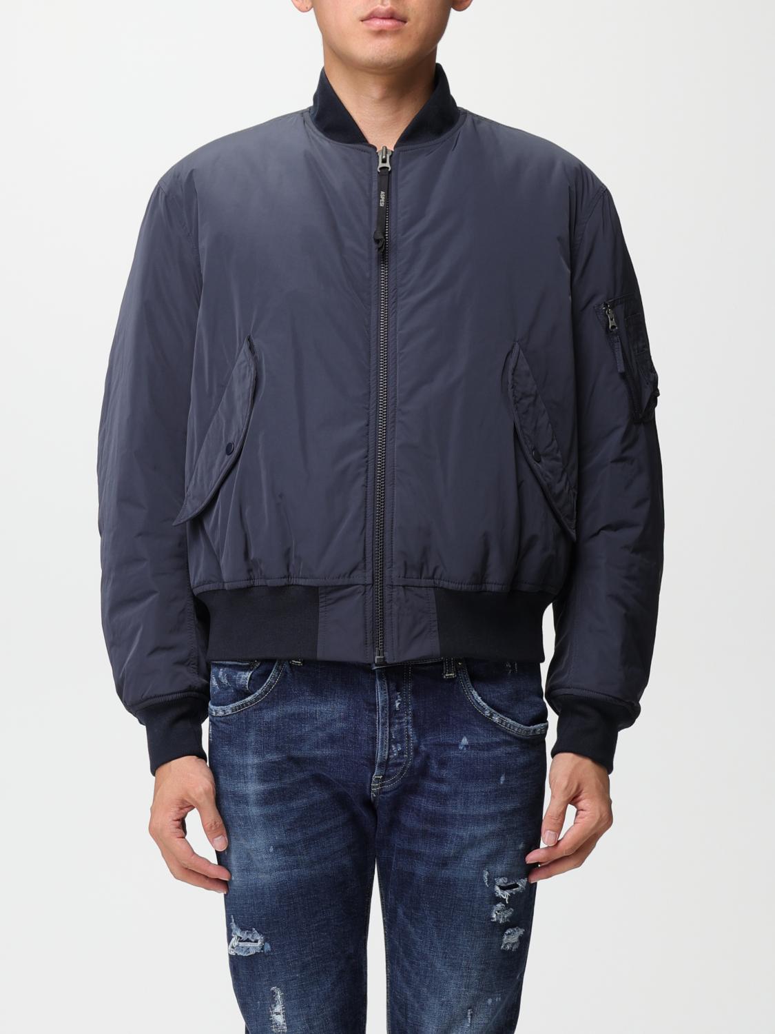 ASPESI: Jacket men - Blue | Aspesi jacket 3I13G703 online at