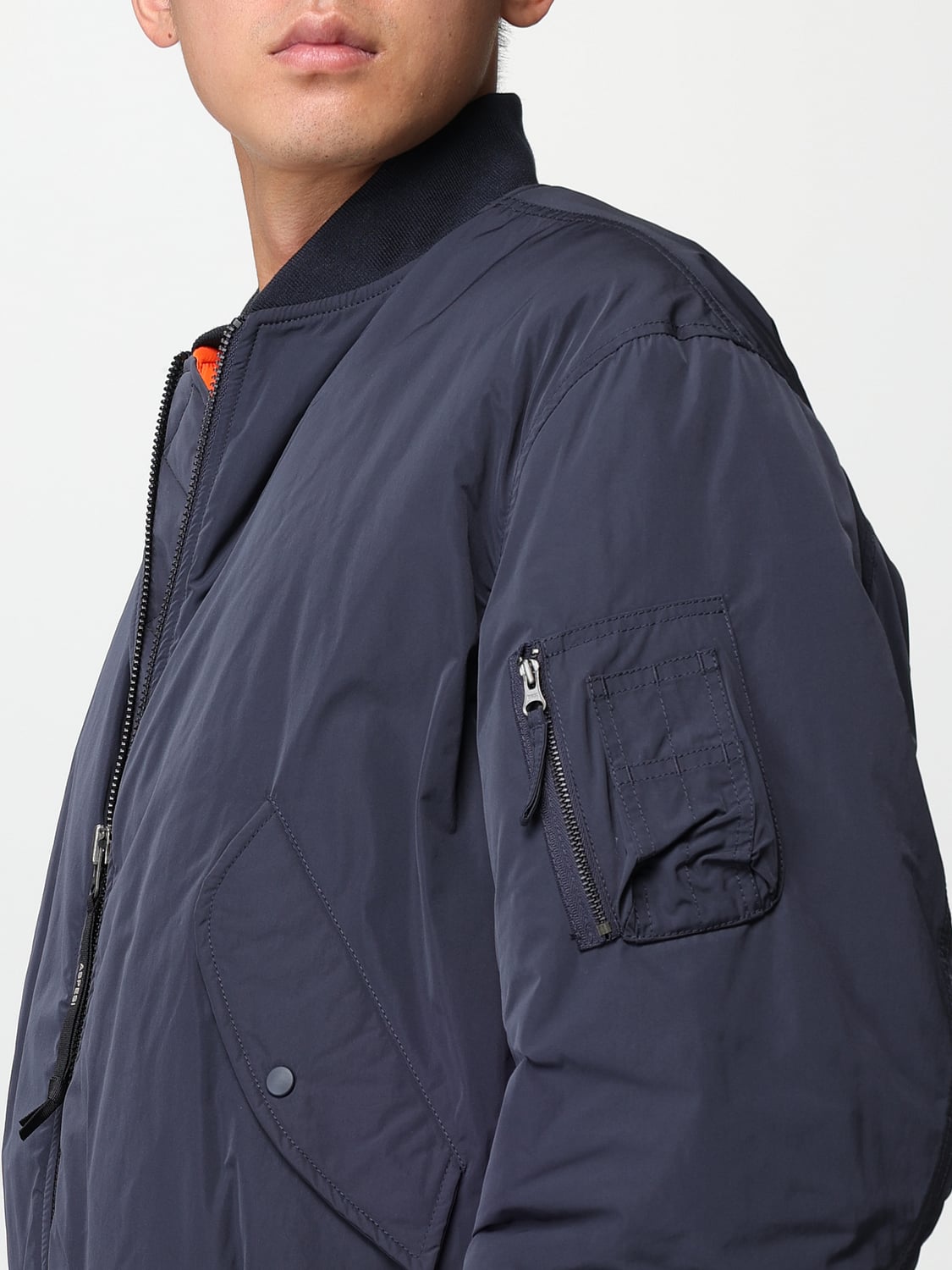 ASPESI CHAQUETA: Chaqueta hombre Aspesi, Azul Oscuro - Img 4