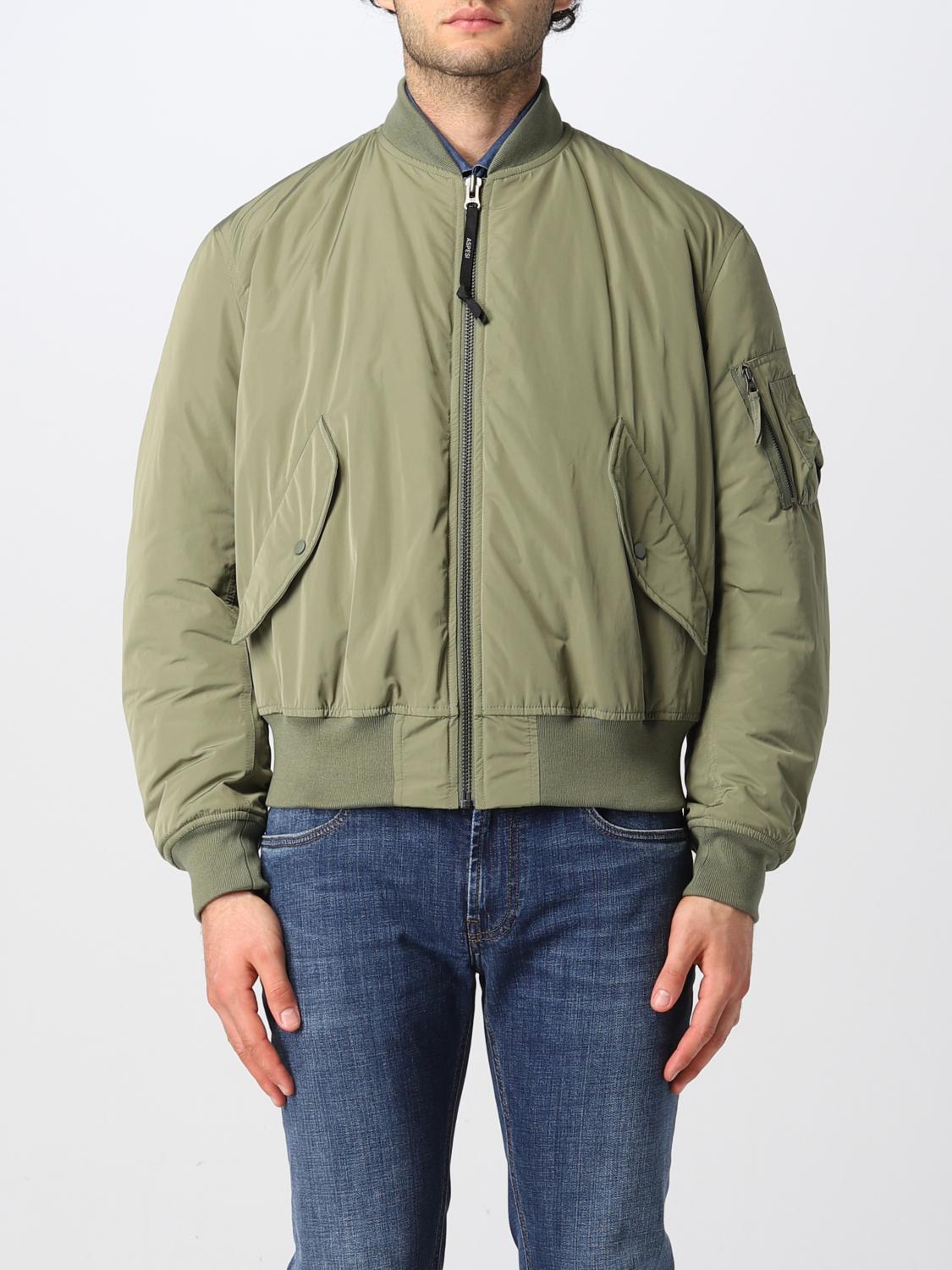 ASPESI: Jacket men - Green | Aspesi jacket 3I13G703 online