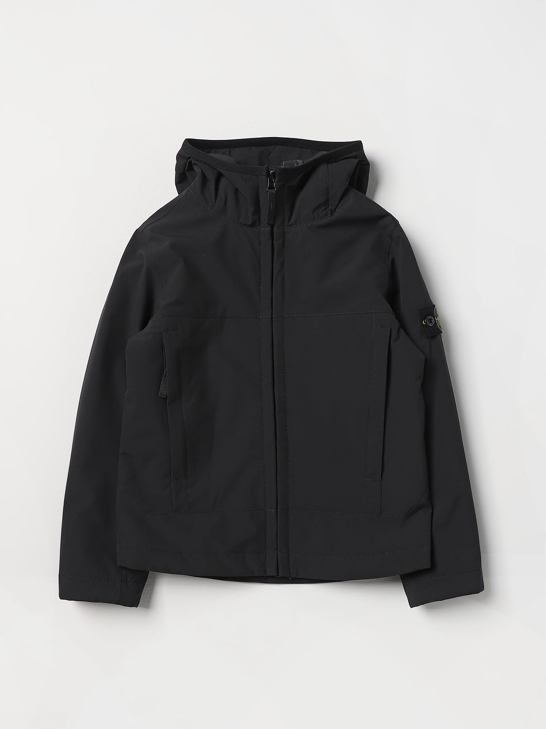 STONE ISLAND JUNIOR JACKET: Jacket kids Stone Island Junior, Black - Img 1