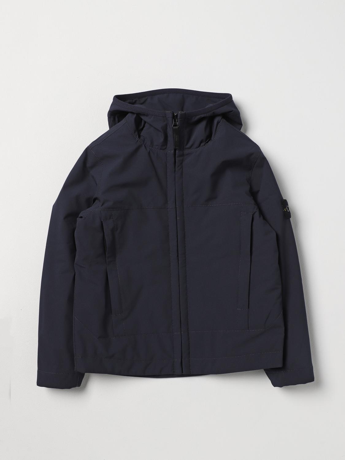 STONE ISLAND JUNIOR 재킷: 재킷 남아 Stone Island Junior, 블루 - Img 1