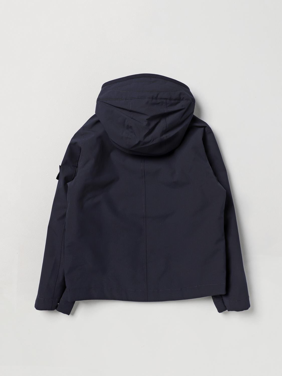 STONE ISLAND JUNIOR 재킷: 재킷 남아 Stone Island Junior, 블루 - Img 2