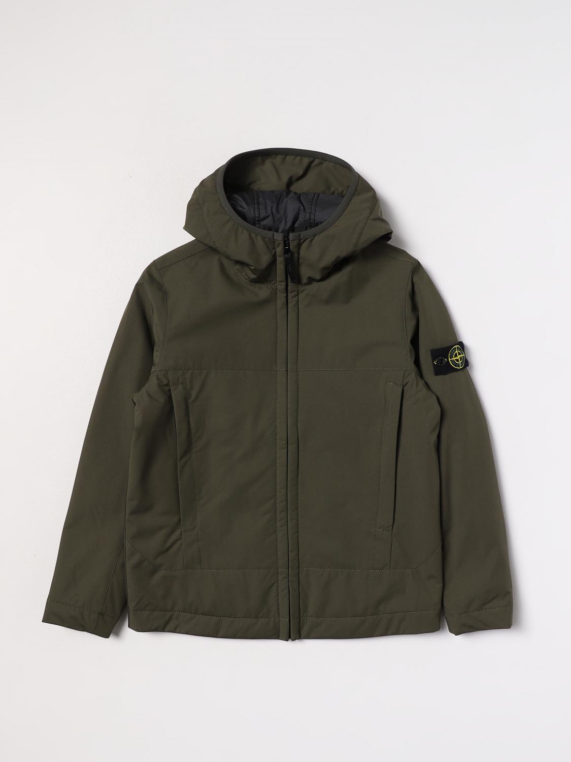 STONE ISLAND JUNIOR 재킷: 재킷 남아 Stone Island Junior, 그린 - Img 1