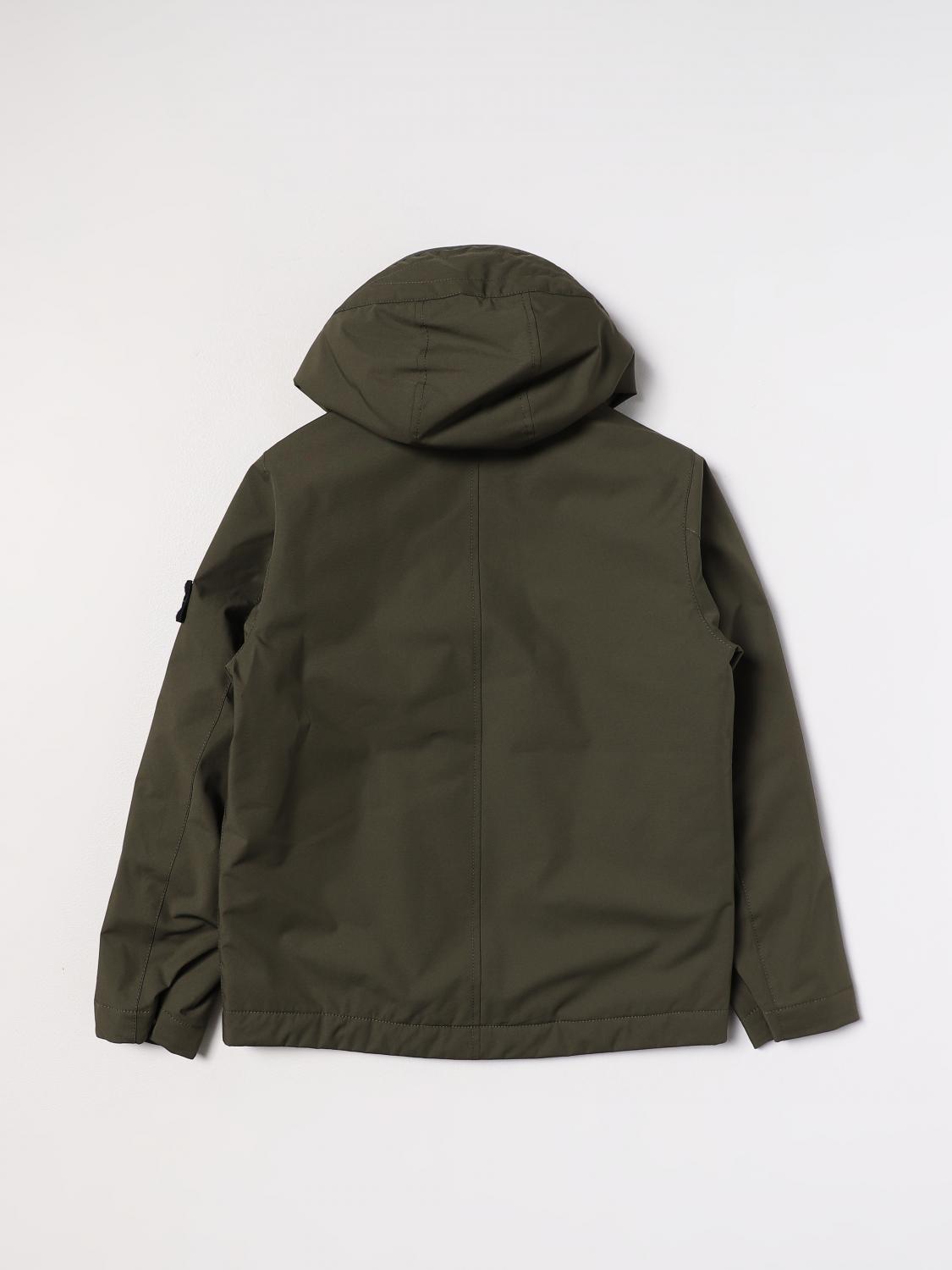 STONE ISLAND JUNIOR 재킷: 재킷 남아 Stone Island Junior, 그린 - Img 2