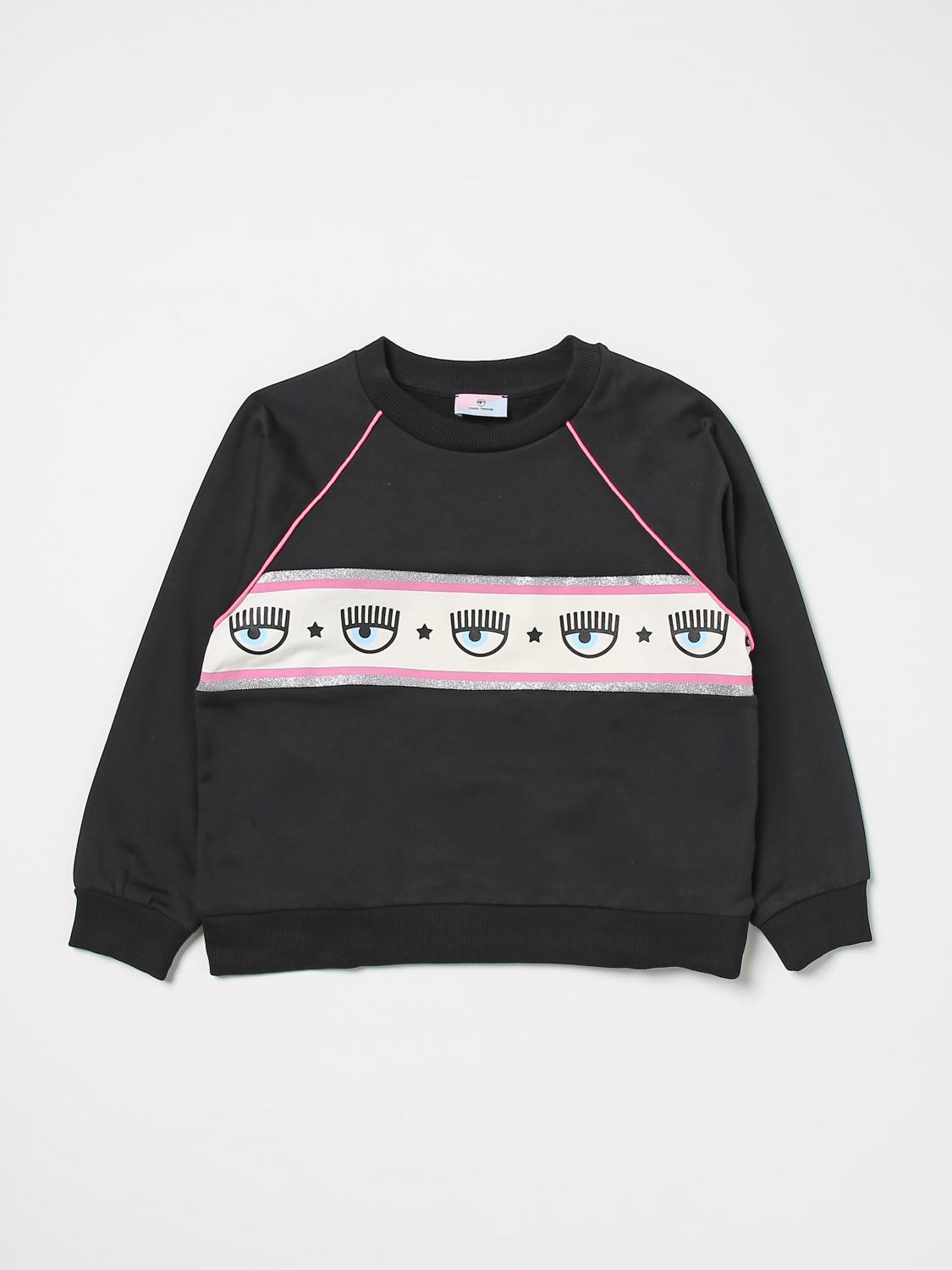 CHIARA FERRAGNI SWEATER: Sweater kids Chiara Ferragni, Black - Img 1