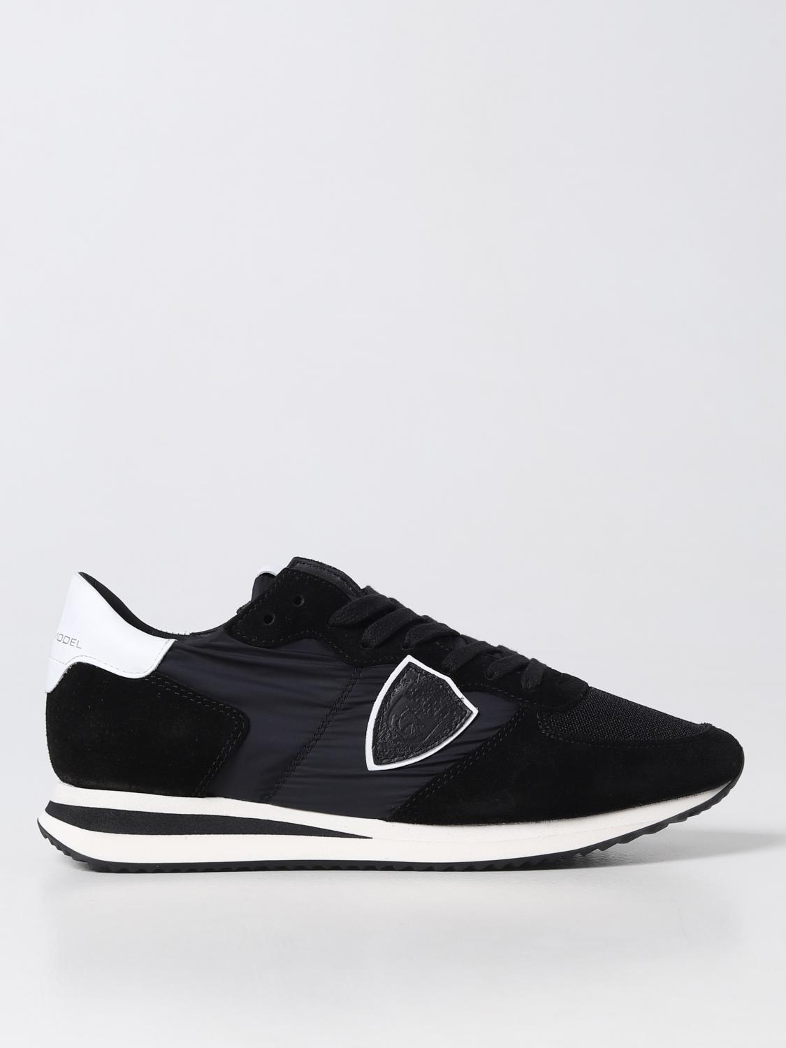 PHILIPPE MODEL SNEAKERS: Sneakers men Philippe Model, Black - Img 1