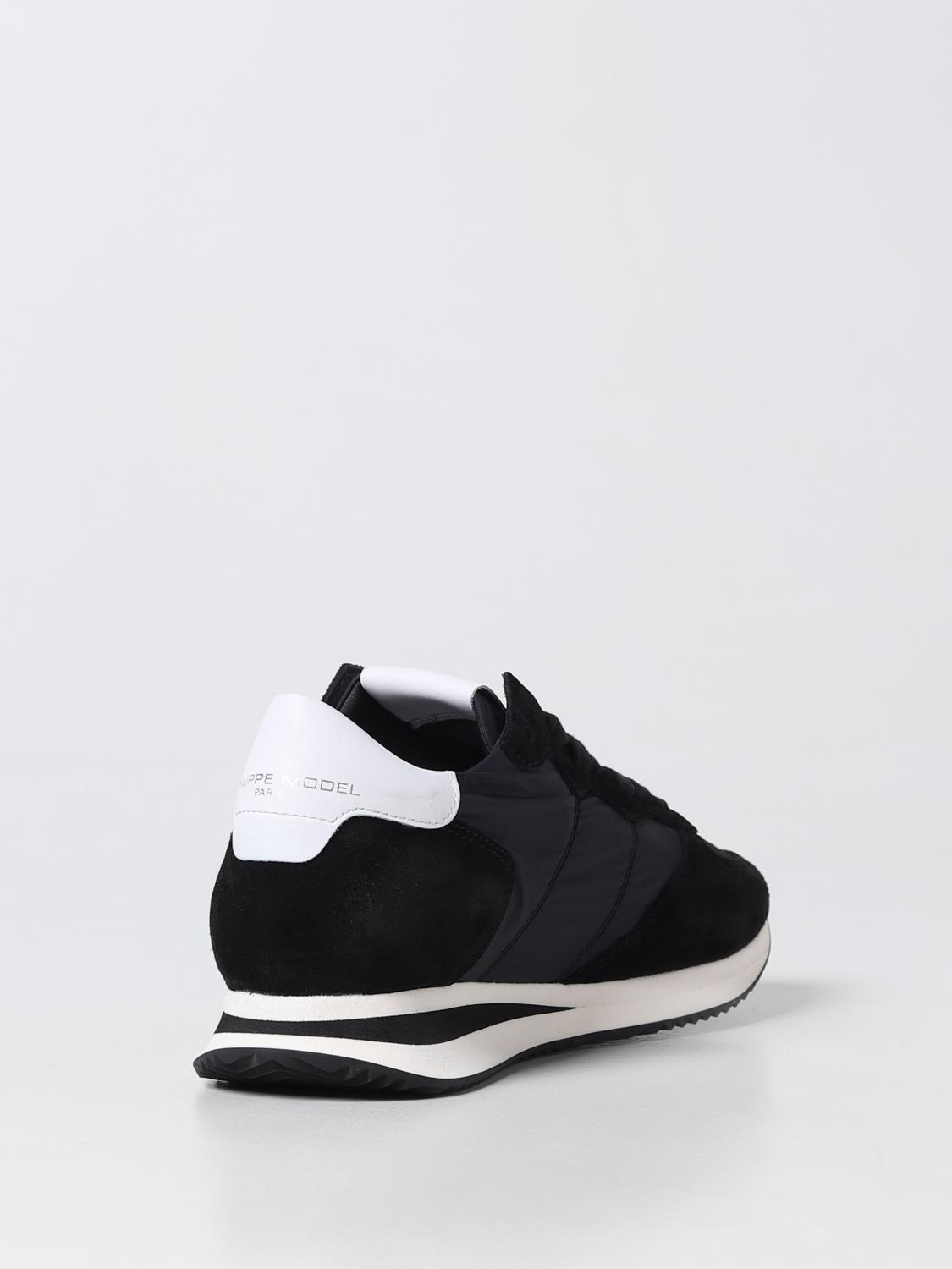 PHILIPPE MODEL SNEAKERS: Sneakers men Philippe Model, Black - Img 3