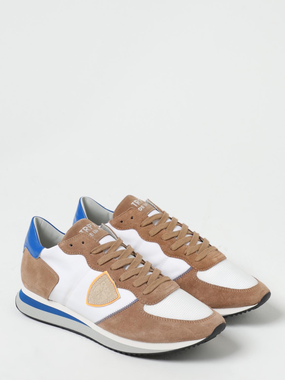 PHILIPPE MODEL BASKETS: Baskets homme Philippe Model, Beige - Img 2