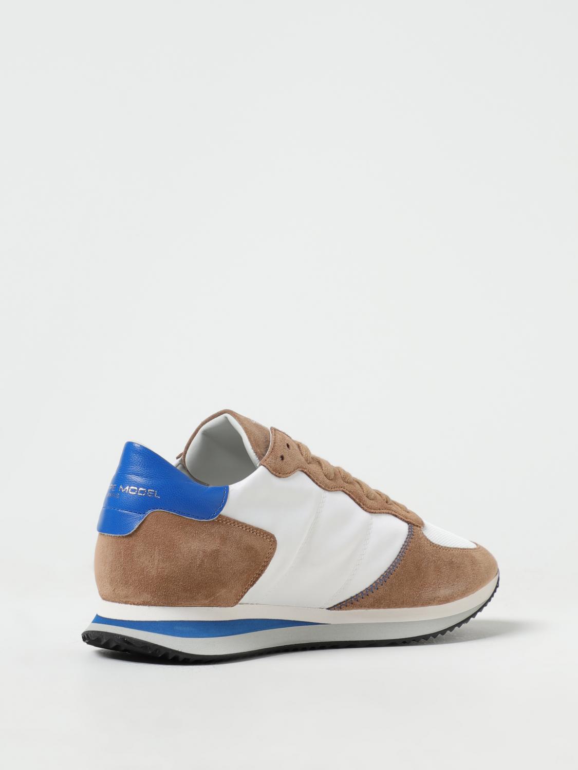 PHILIPPE MODEL BASKETS: Baskets homme Philippe Model, Beige - Img 3