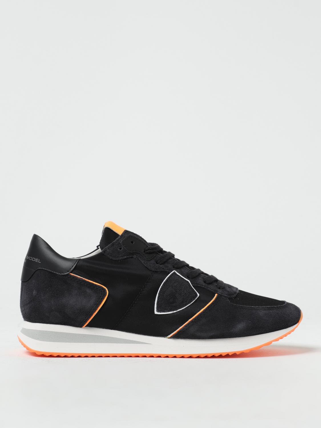 PHILIPPE MODEL SNEAKERS: Sneakers men Philippe Model, Black 1 - Img 1