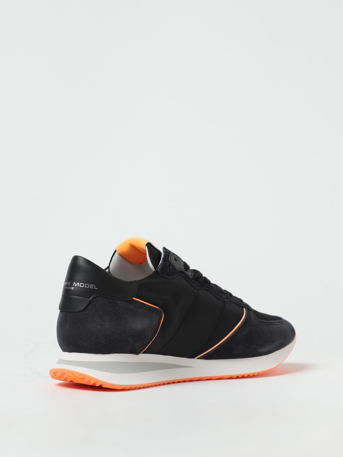 PHILIPPE MODEL SNEAKERS: Sneakers men Philippe Model, Black 1 - Img 3