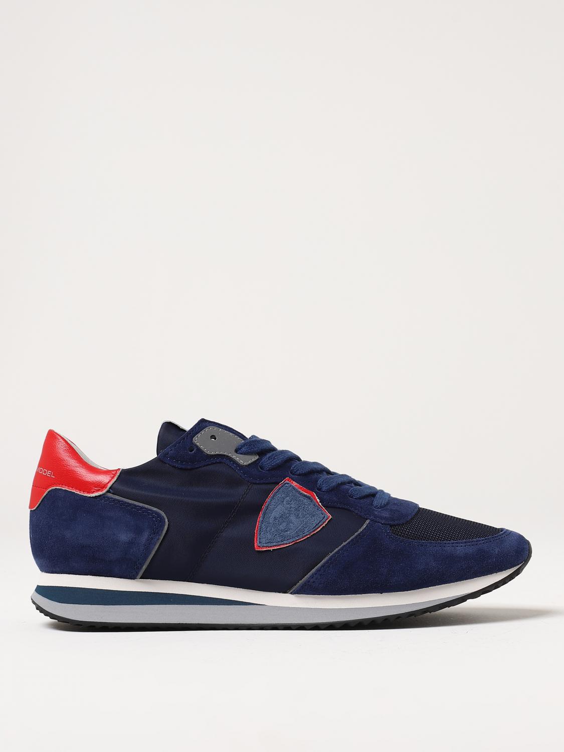 PHILIPPE MODEL TRAINERS: Trainers men Philippe Model, Blue 1 - Img 1