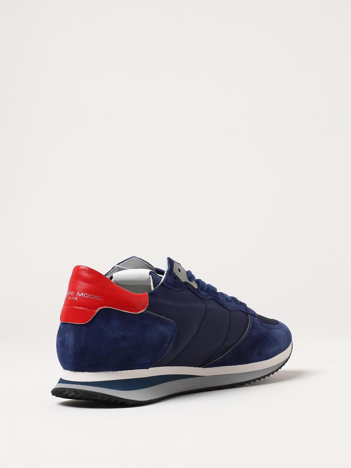 PHILIPPE MODEL TRAINERS: Trainers men Philippe Model, Blue 1 - Img 3