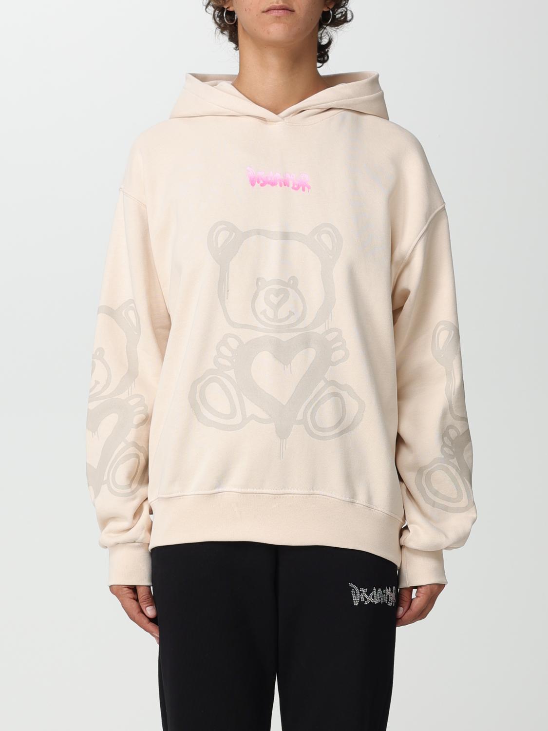 Disclaimer Felpa Felpa Con Scritta Woman Disclaimer Felpa Felpa