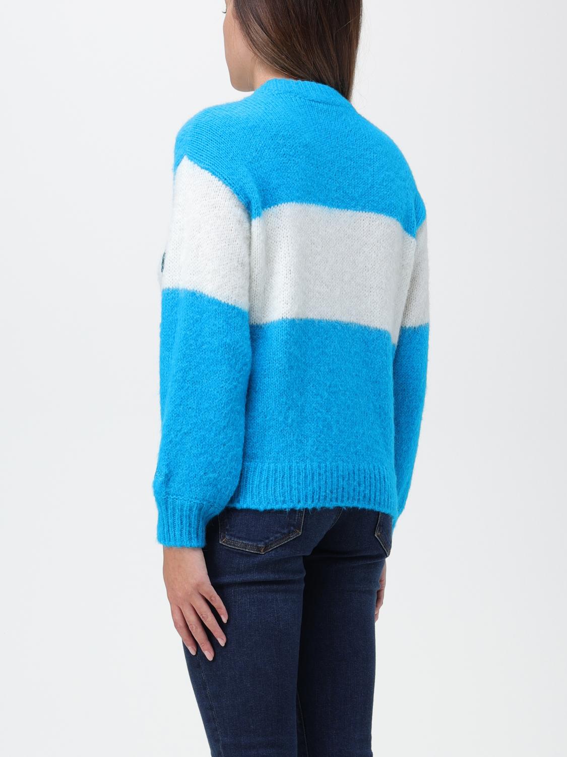 MC2 SAINT BARTH PULL: Pull femme Mc2 Saint Barth, Bleu Azur - Img 2