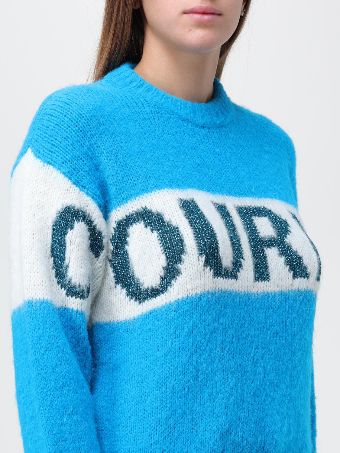 MC2 SAINT BARTH PULL: Pull femme Mc2 Saint Barth, Bleu Azur - Img 3