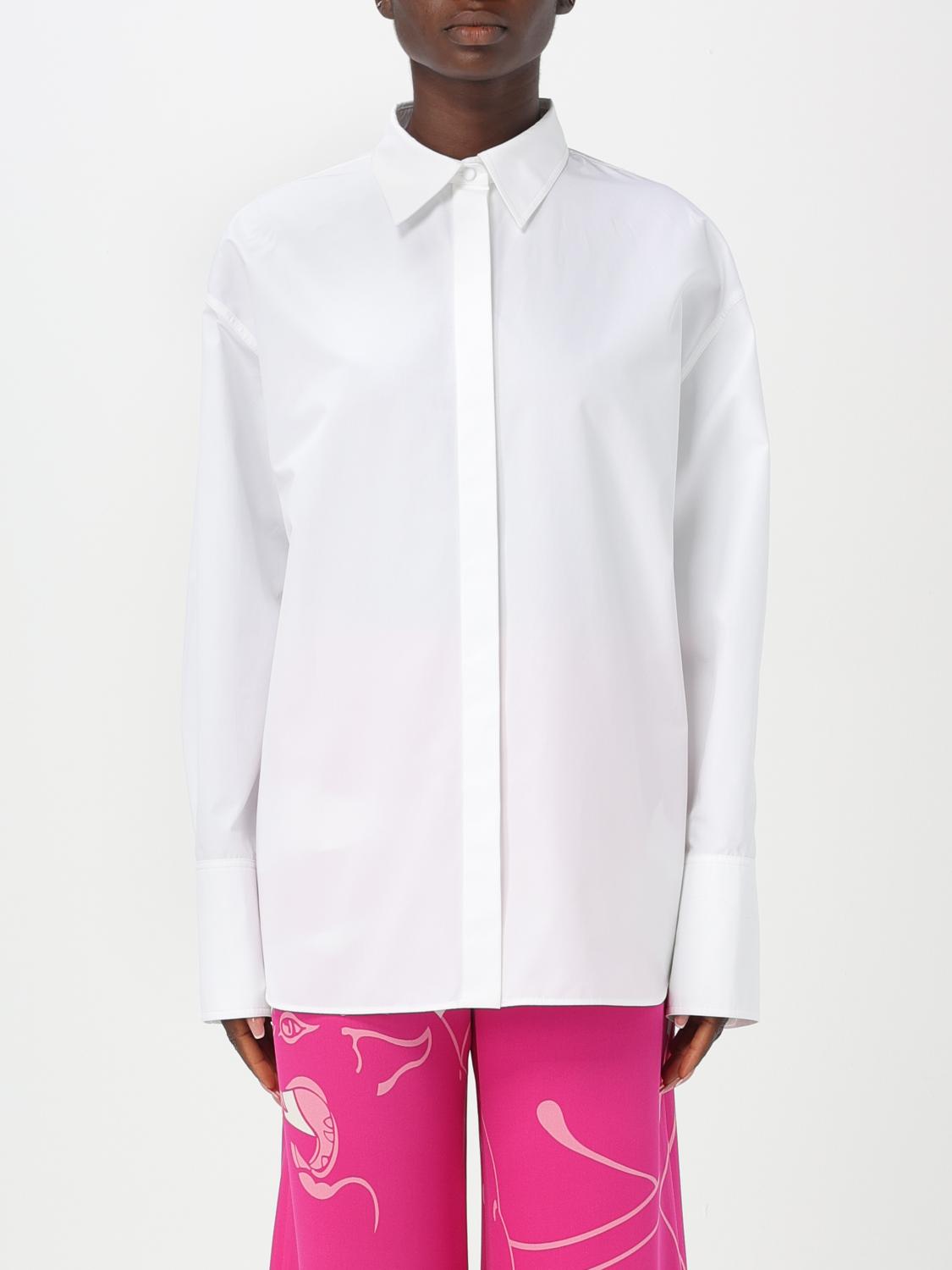VALENTINO CAMICIA: Camicia Valentino in cotone, Bianco - Img 1