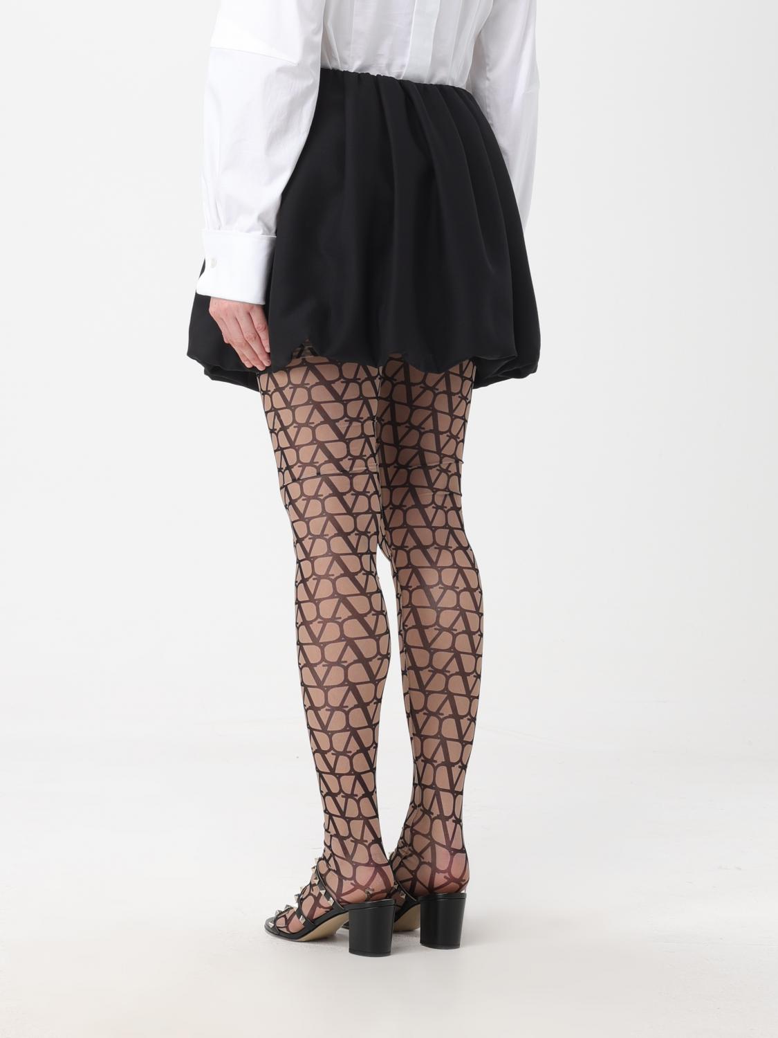 スカート VALENTINO Woman Skirt Black 7B3RADM51CF TB1 Ruffled Taffeta Skirt for Woman in Black | Valentino US
