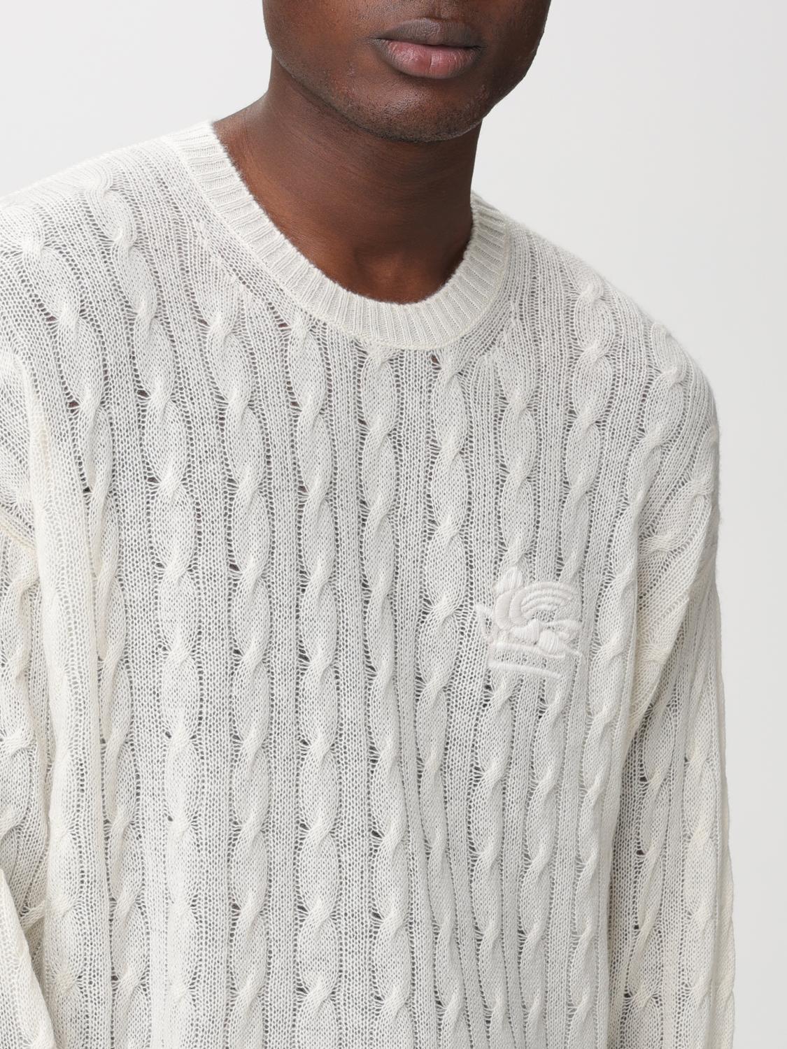 ETRO PULLOVER: Pullover herren Etro, Weiß - Img 5