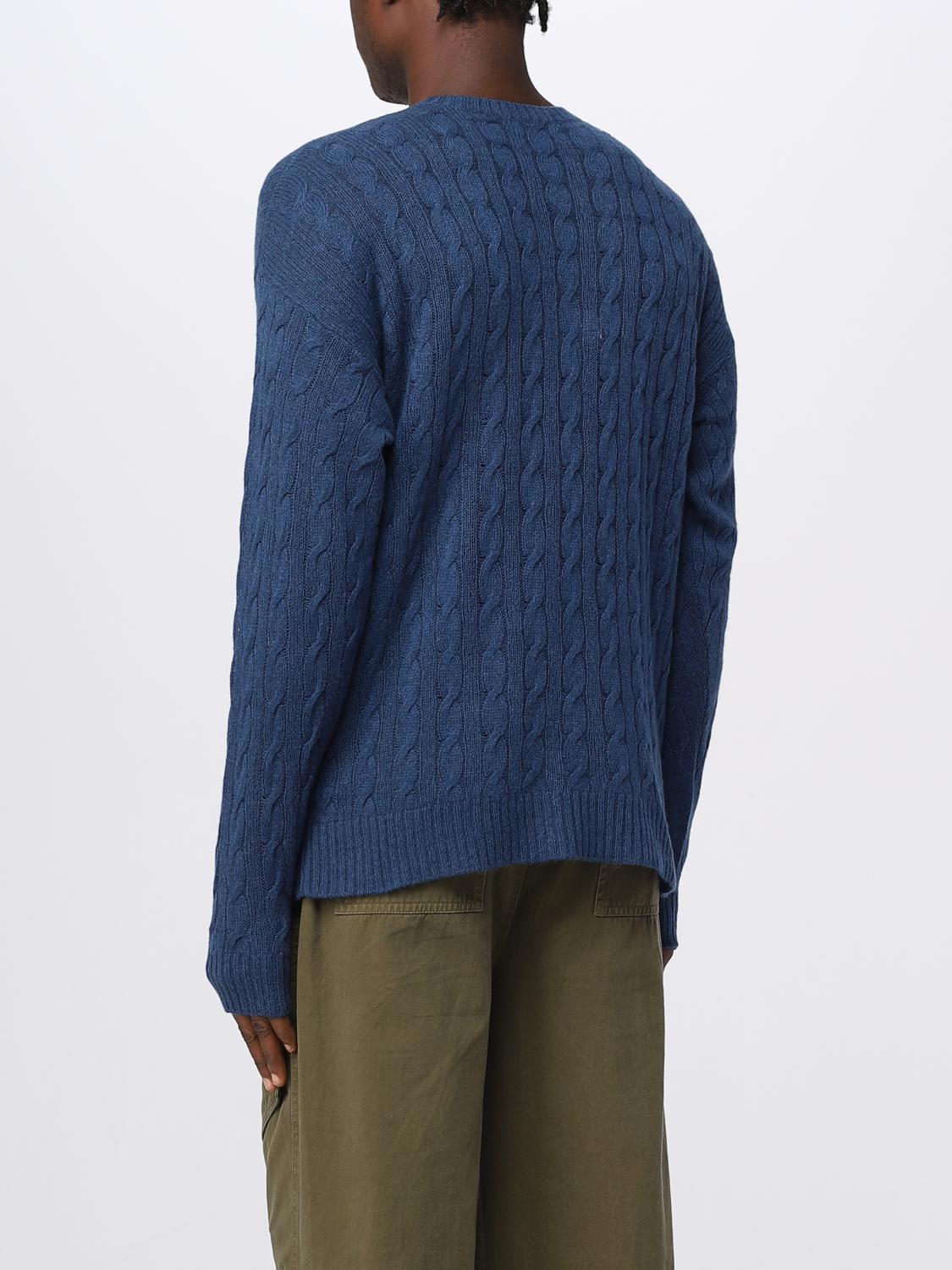 ETRO SWEATER: Etro sweater in cashmere with tricot workmanship, Blue - Img 3