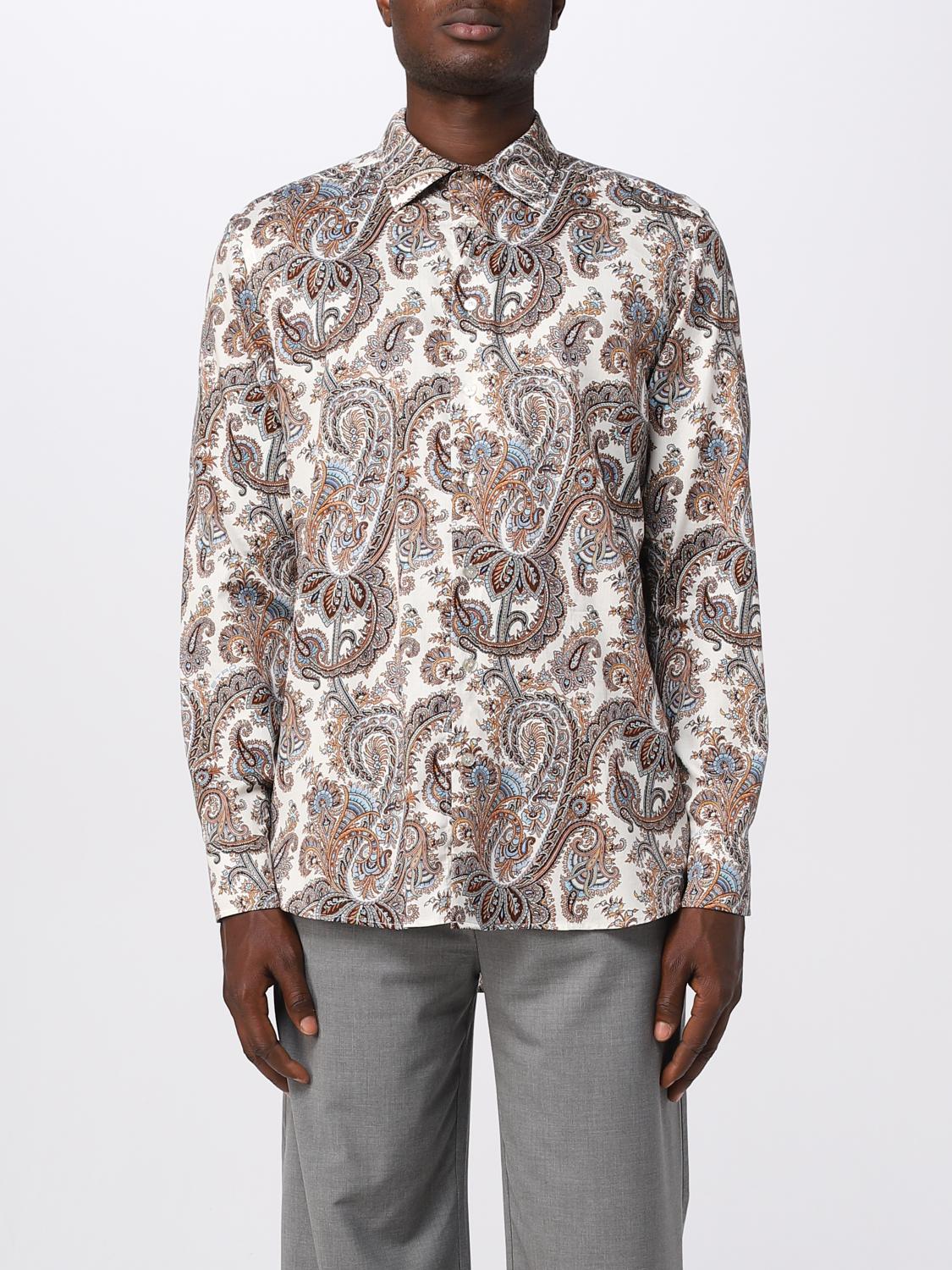 ETRO CAMISA: Camisa hombre Etro, Blanco - Img 1