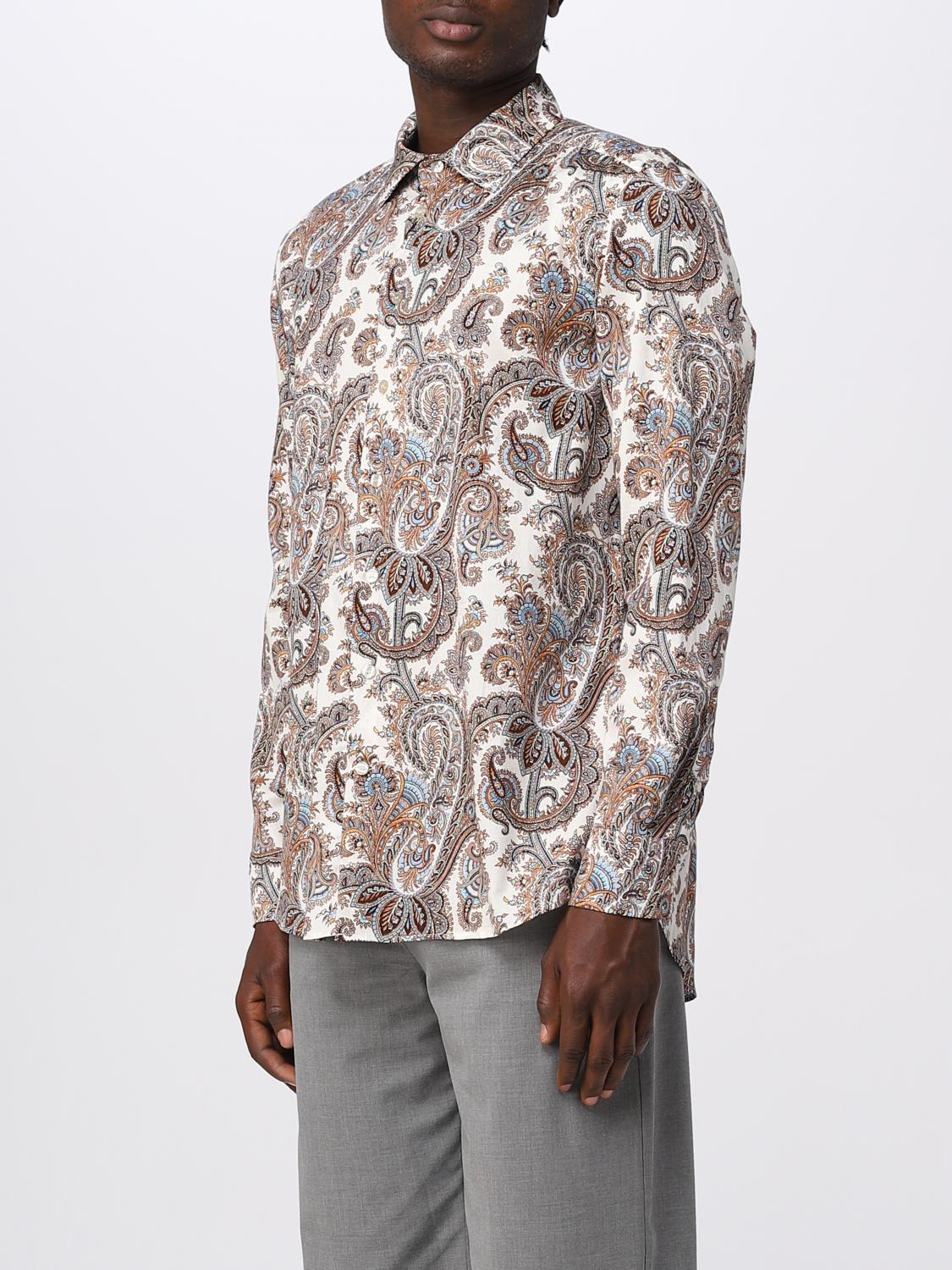 ETRO CAMISA: Camisa hombre Etro, Blanco - Img 4