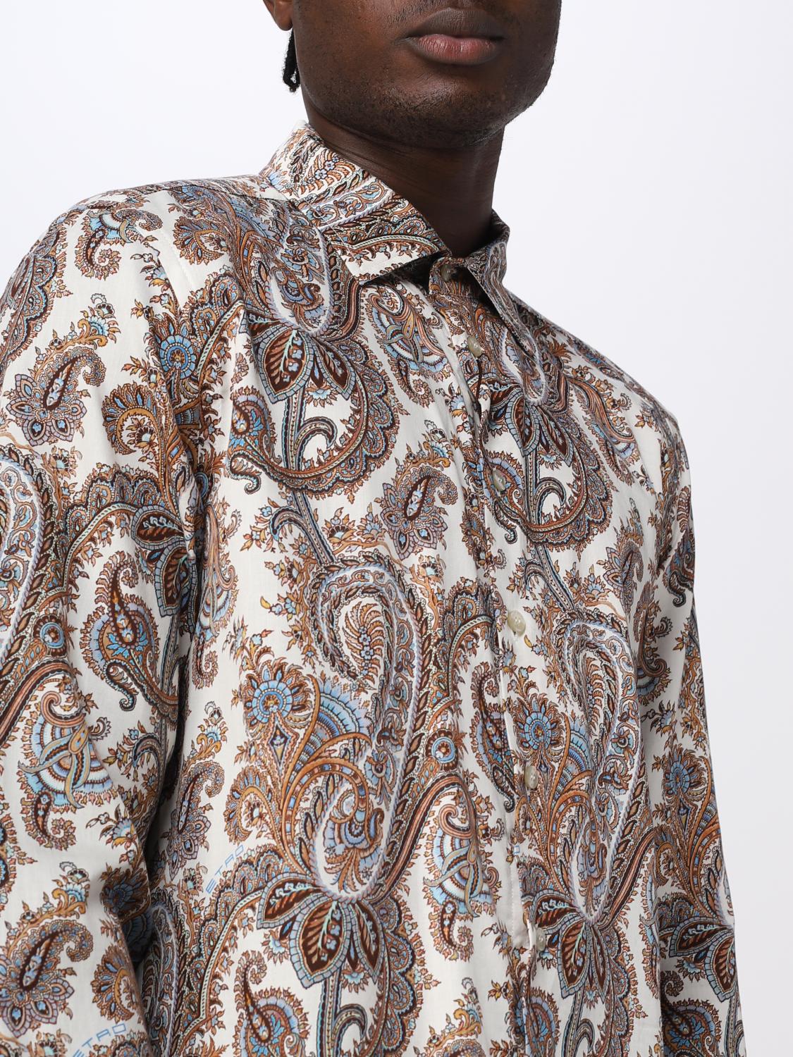 ETRO CAMISA: Camisa hombre Etro, Blanco - Img 5