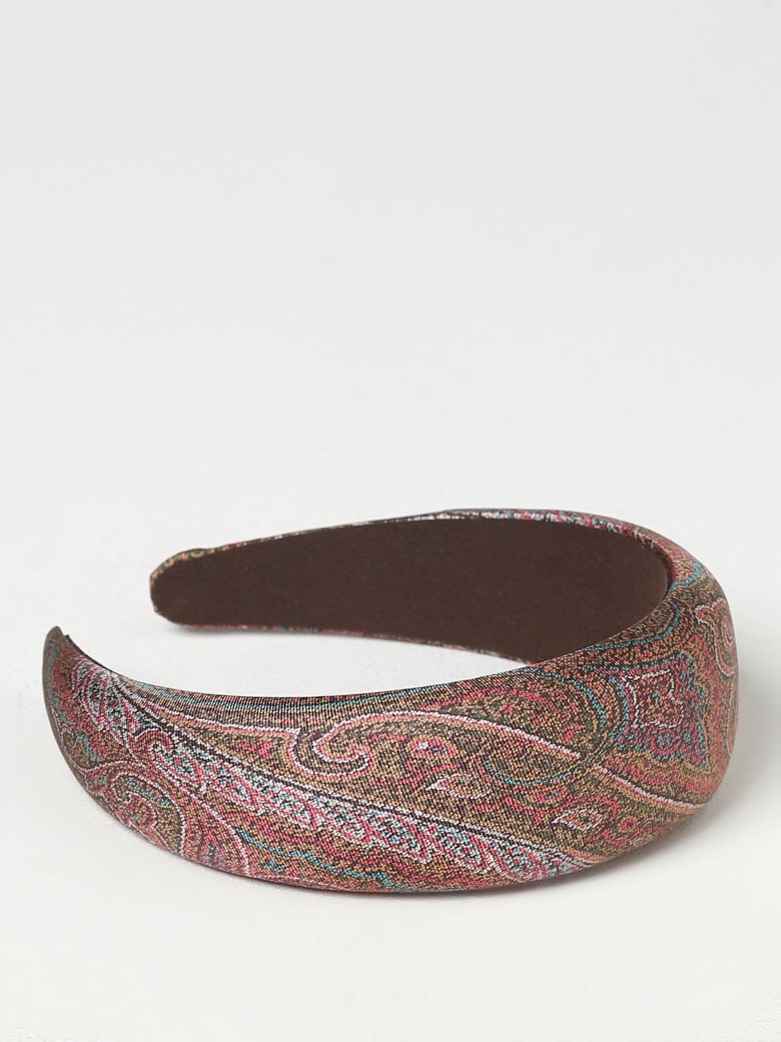 Etro silk headband - Brown | 1020056 | GIGLIO.COM display picture 3