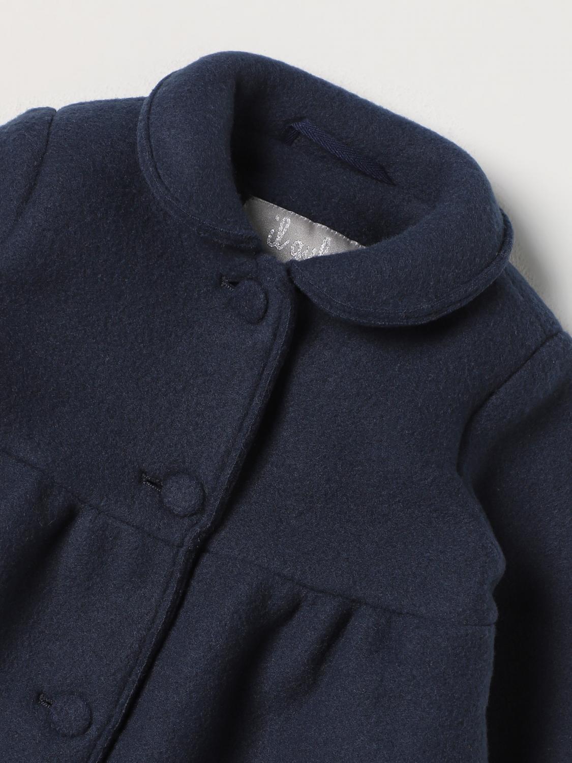 IL GUFO COAT: Coats kids Il Gufo, Blue - Img 3