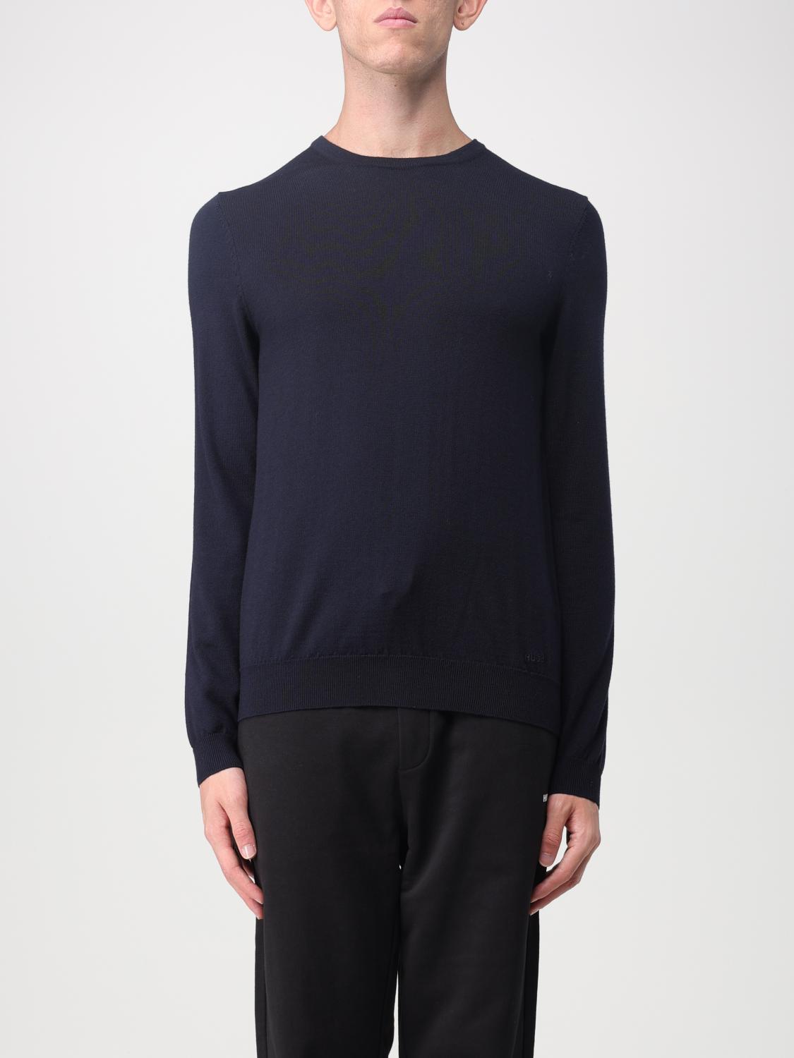 HUGO PULL: Pull homme Hugo, Bleu Marine - Img 1