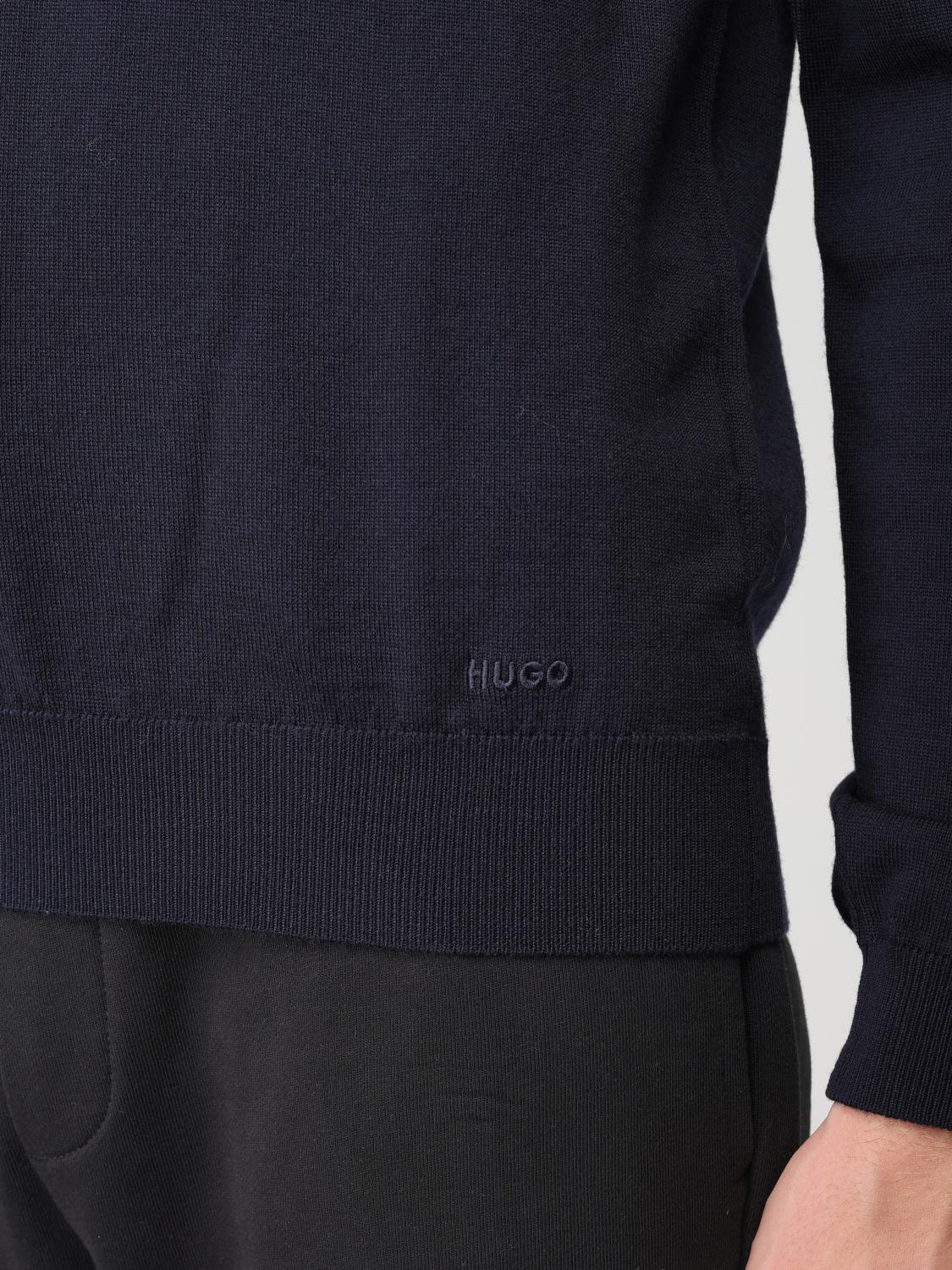 HUGO PULL: Pull homme Hugo, Bleu Marine - Img 3