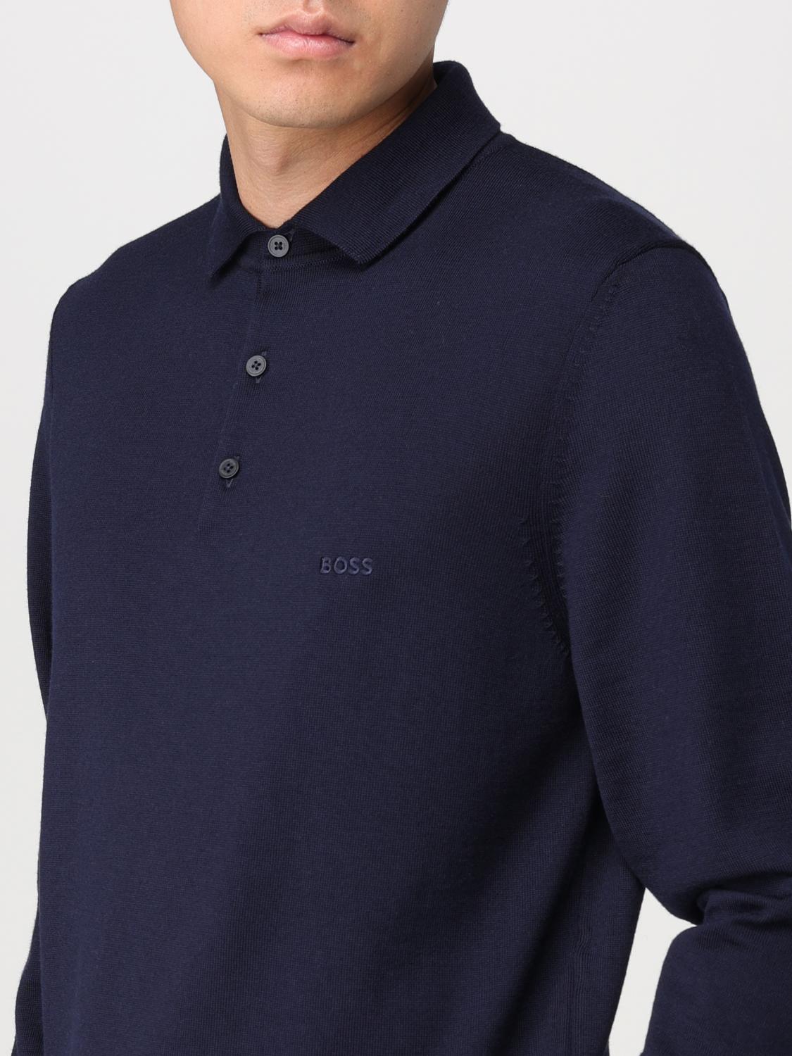 BOSS PULLOVER: Pullover herren Boss, Blau - Img 3