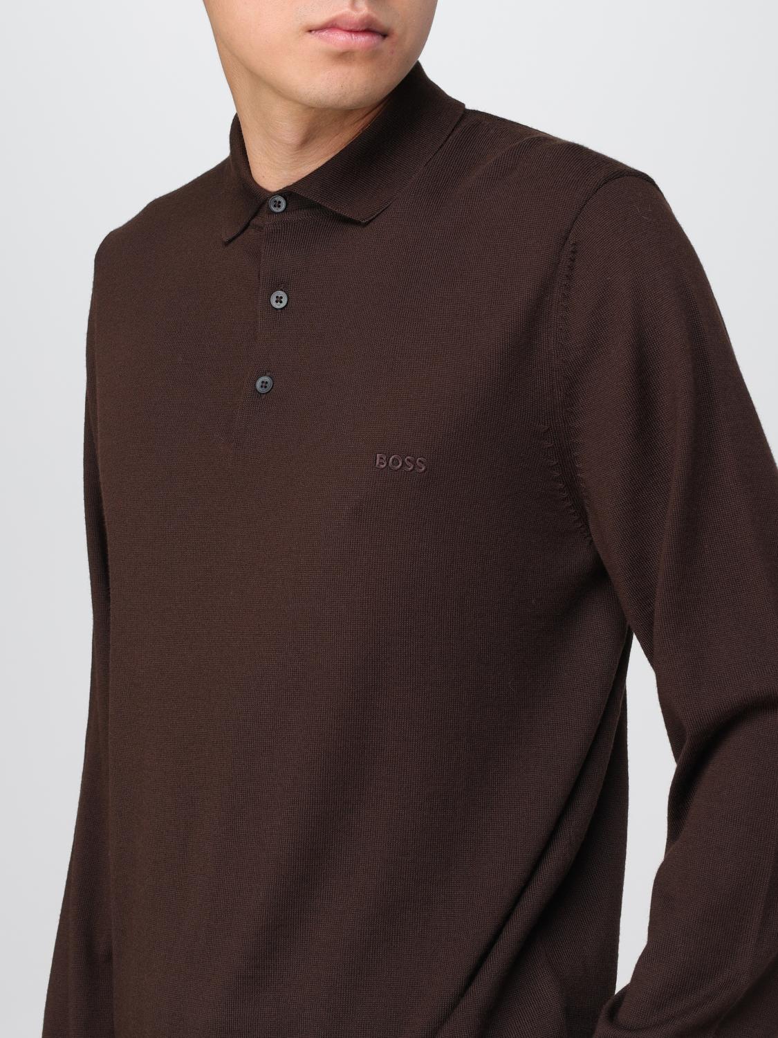 BOSS PULLOVER: Pullover herren Boss, Braun - Img 4