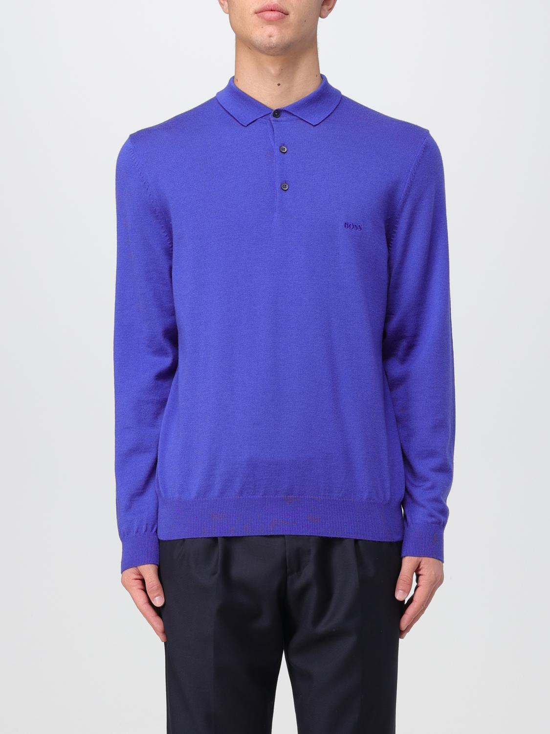 BOSS SWEATER: Sweater men Boss, Royal Blue - Img 1